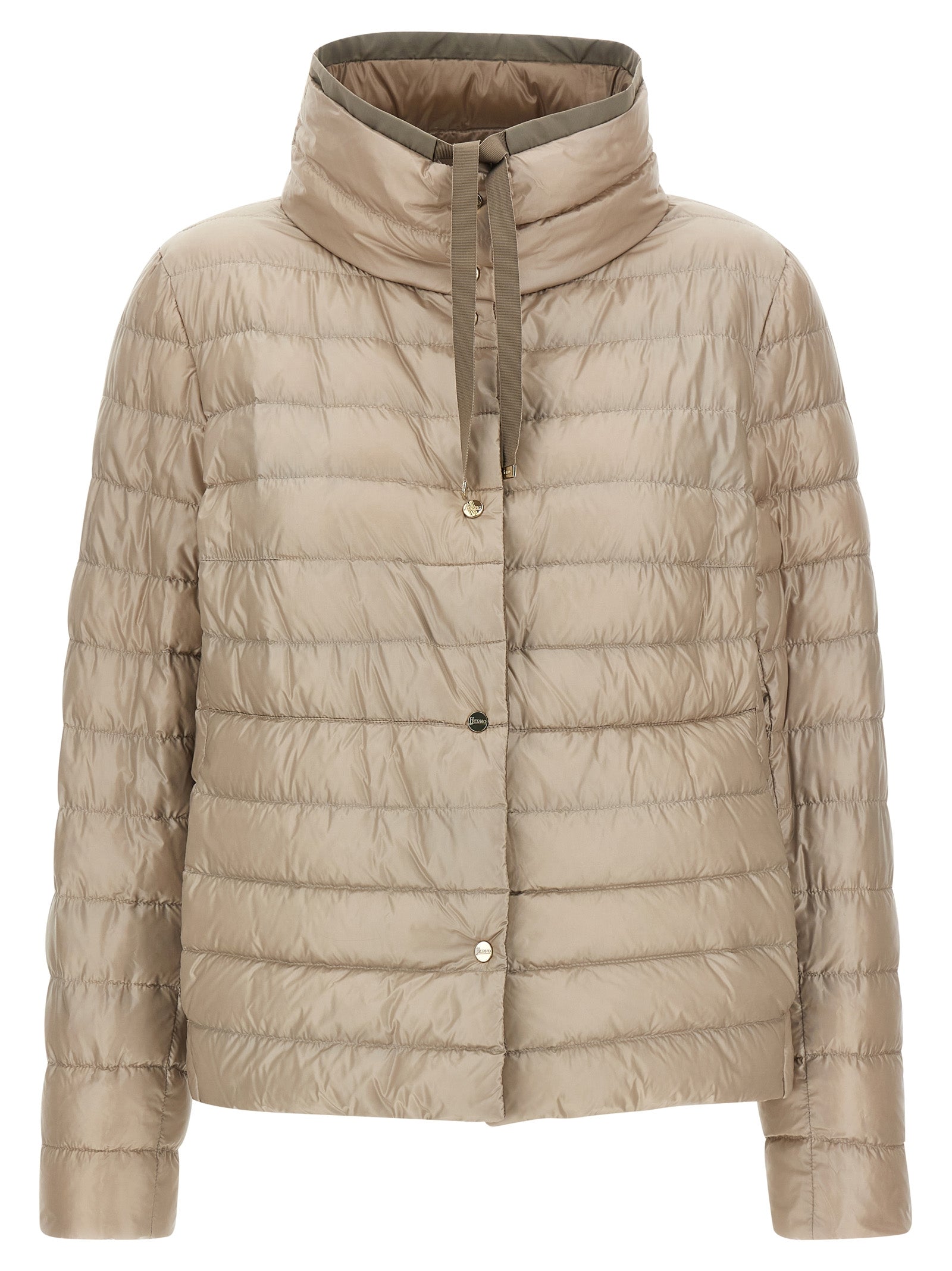 Herno Brown Polyamide Full-Length Women's Jacket