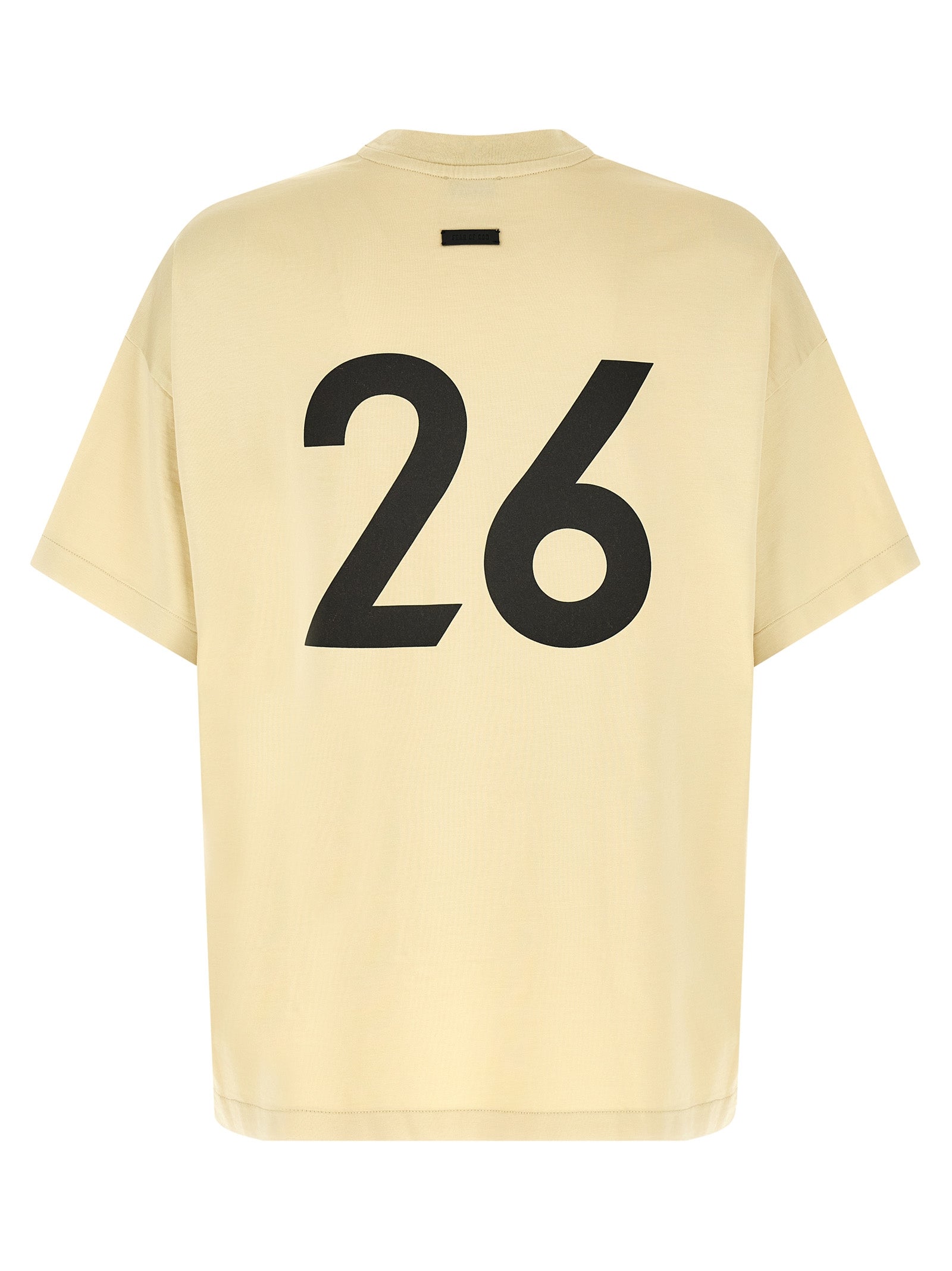 Fear Of God Beige Cotton Men's T-Shirt
