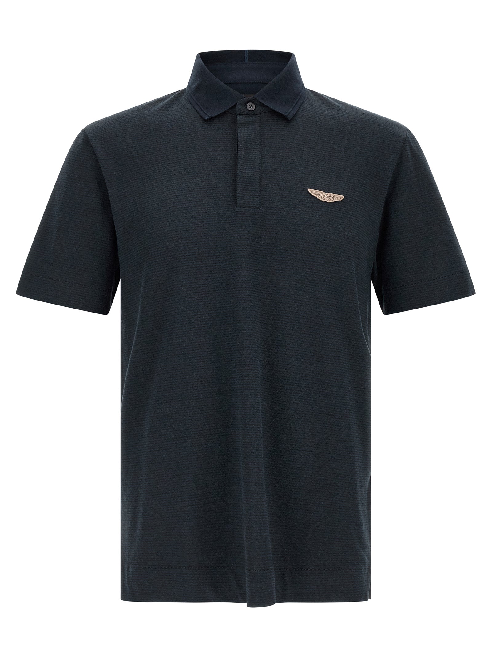Hugo Boss Blue Cotton Polo Men's Shirt
