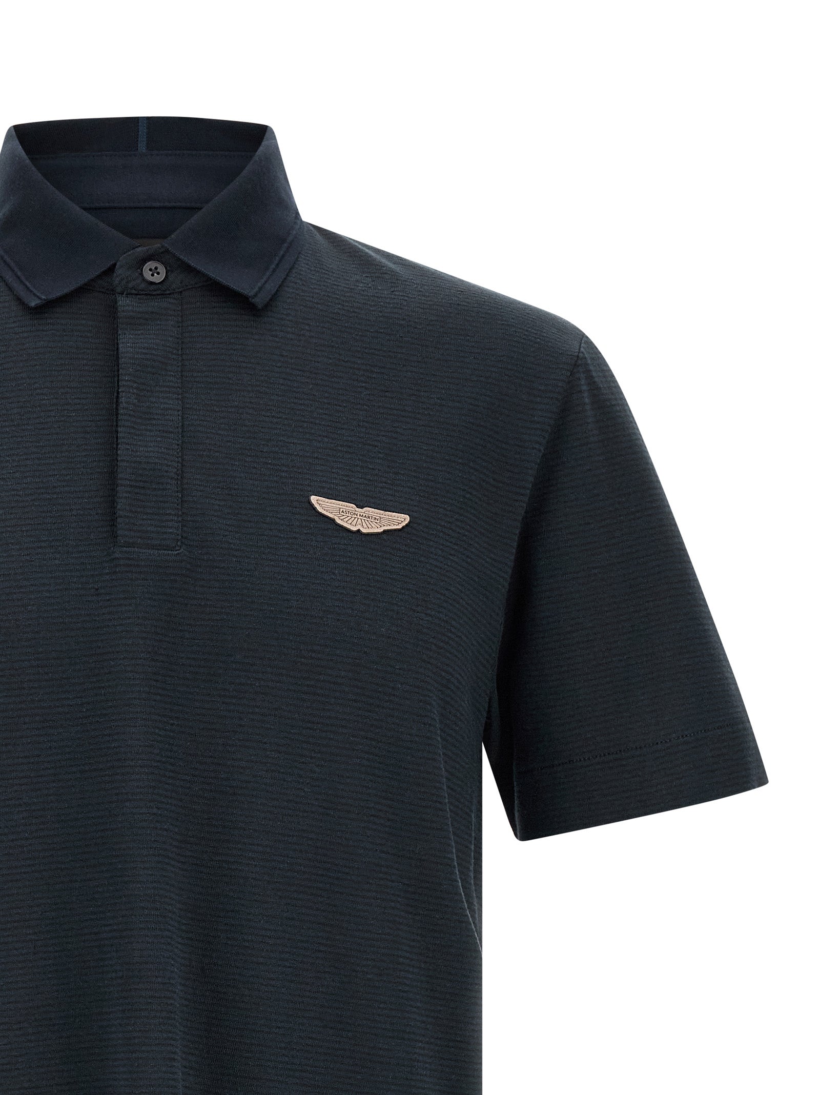 Hugo Boss Blue Cotton Polo Men's Shirt