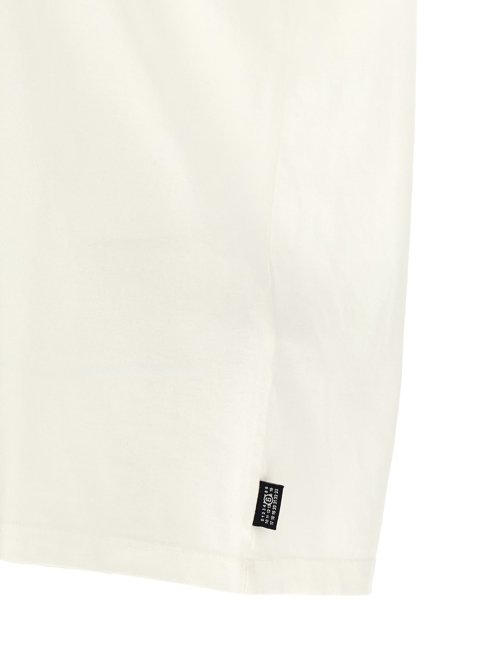 MM6 Maison Margiela White Cotton Men's T-Shirt