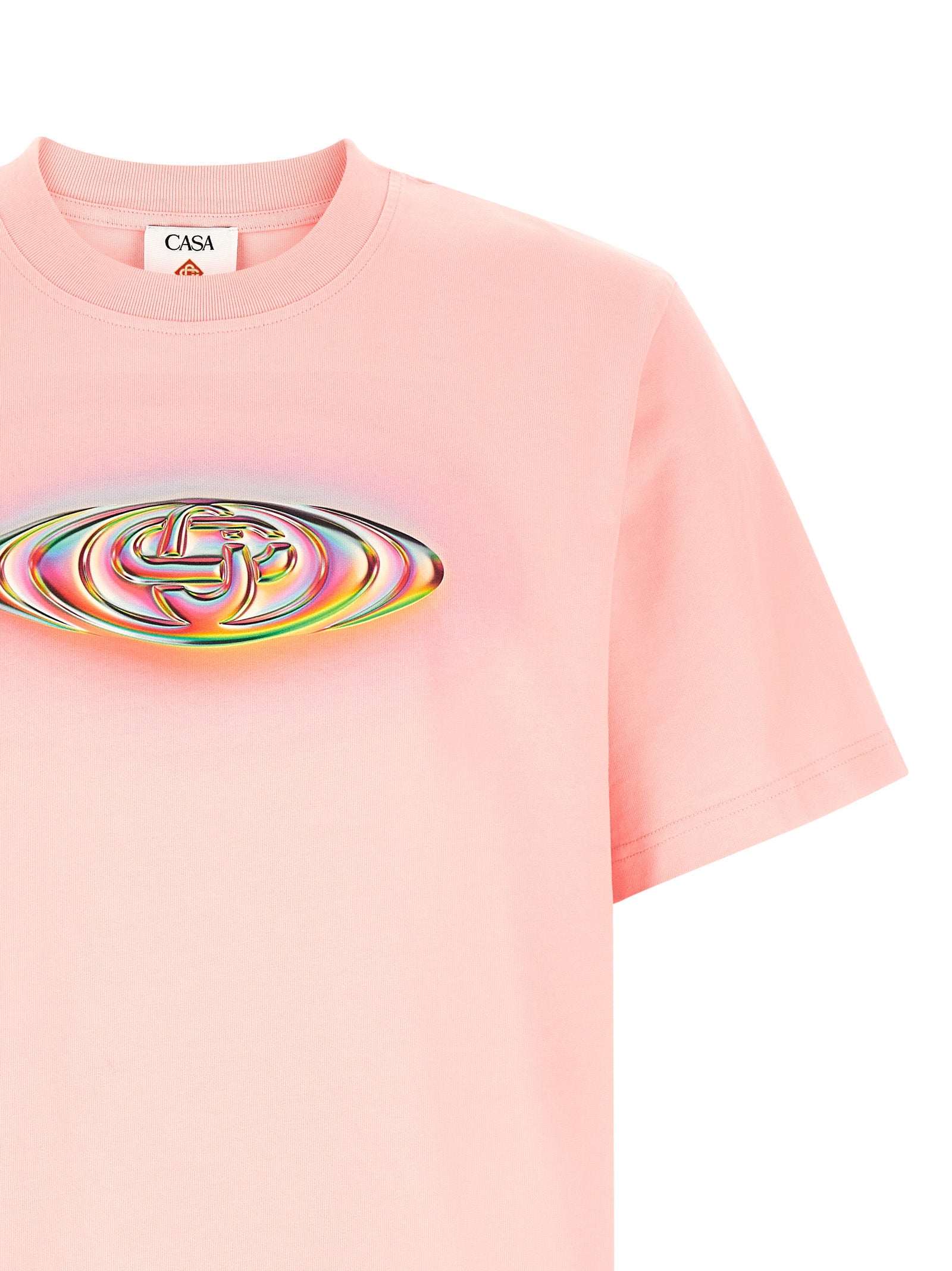Casablanca Multicolor Organic Cotton Men's T-Shirt