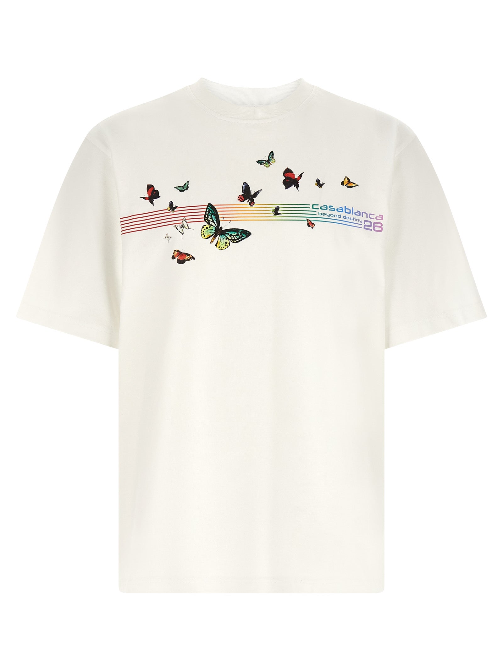 Casablanca White Organic Cotton Men's T-Shirt