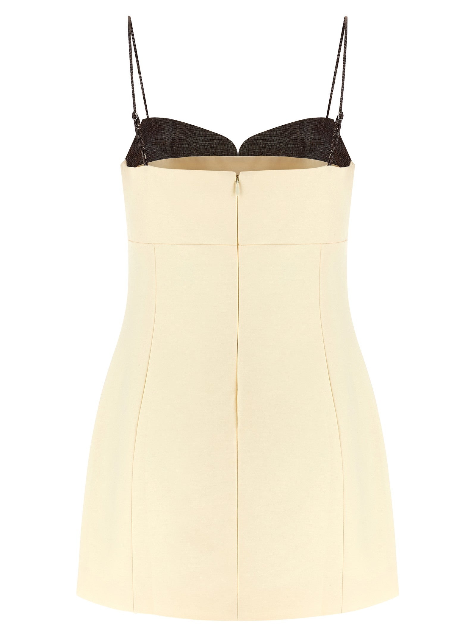 Entire Studios Beige Cotton Short Women's Dress