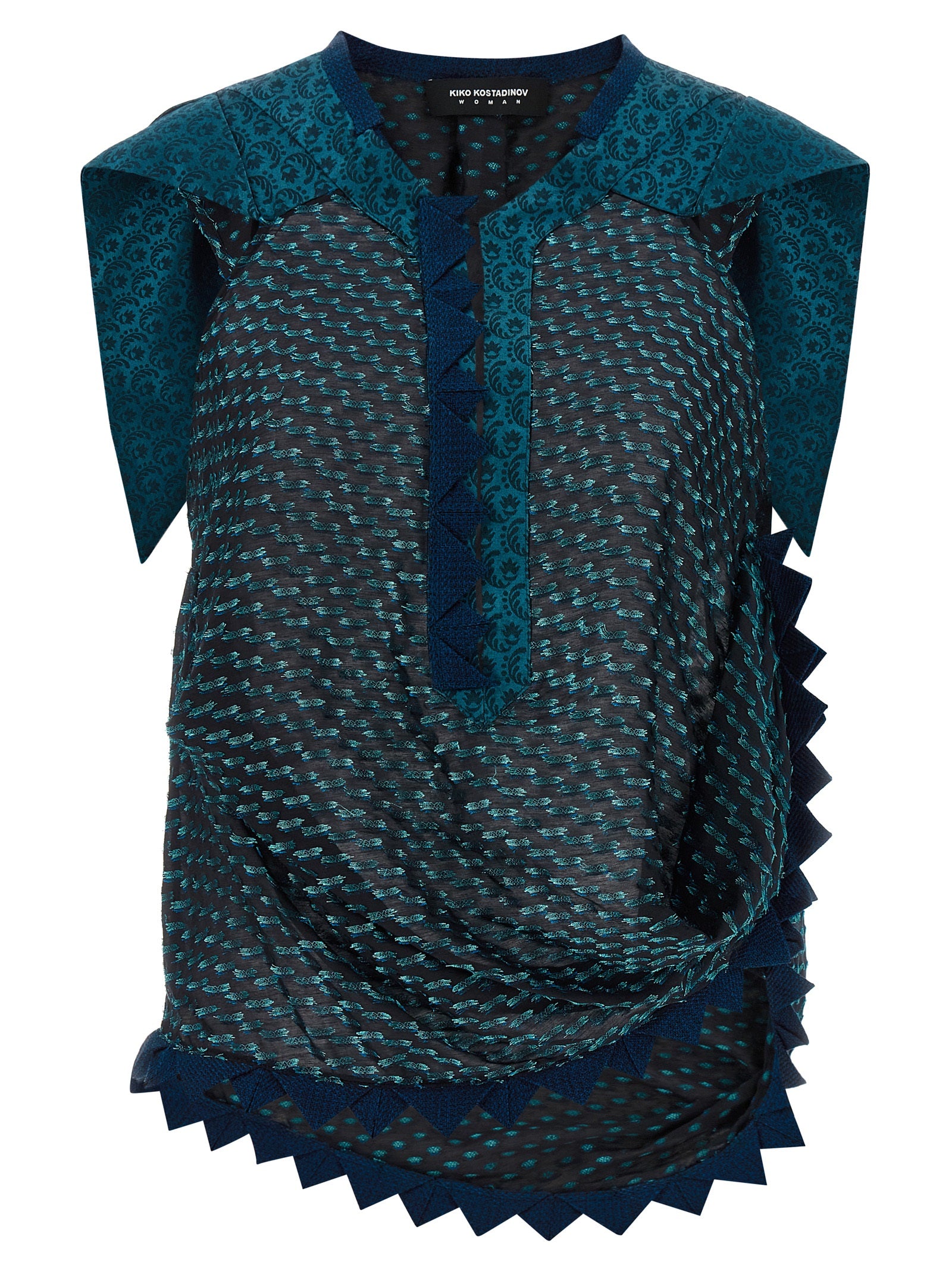 Kiko Kostadinov Blue Modal Women's Shirt