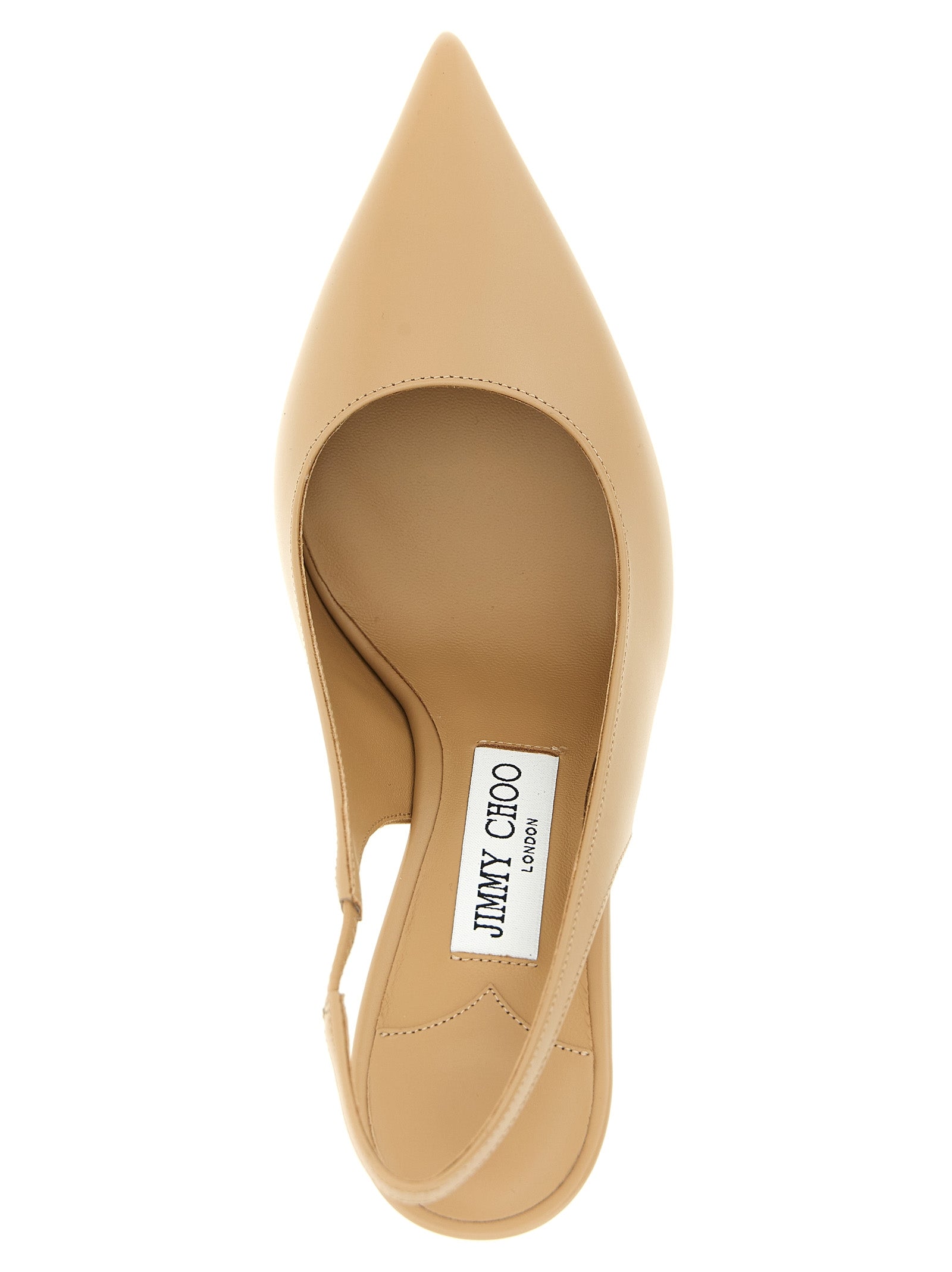 Jimmy Choo Beige Leather High Heel Women's Pumps