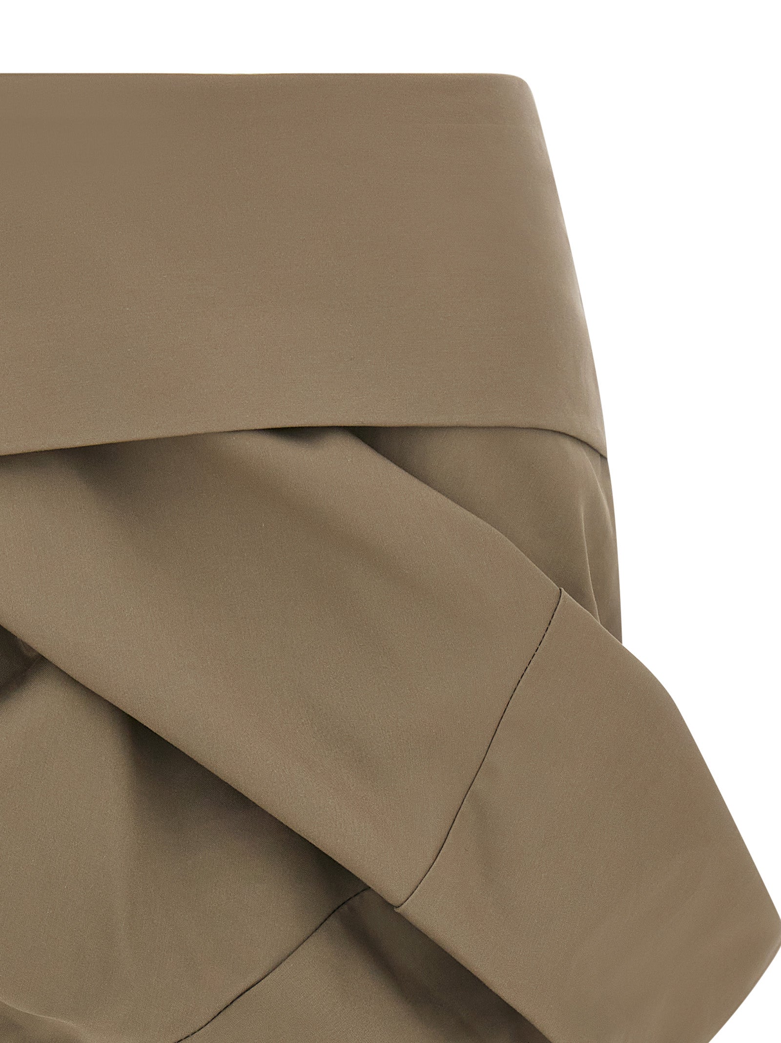 Entire Studios Gray Cotton Long Women's Skirt