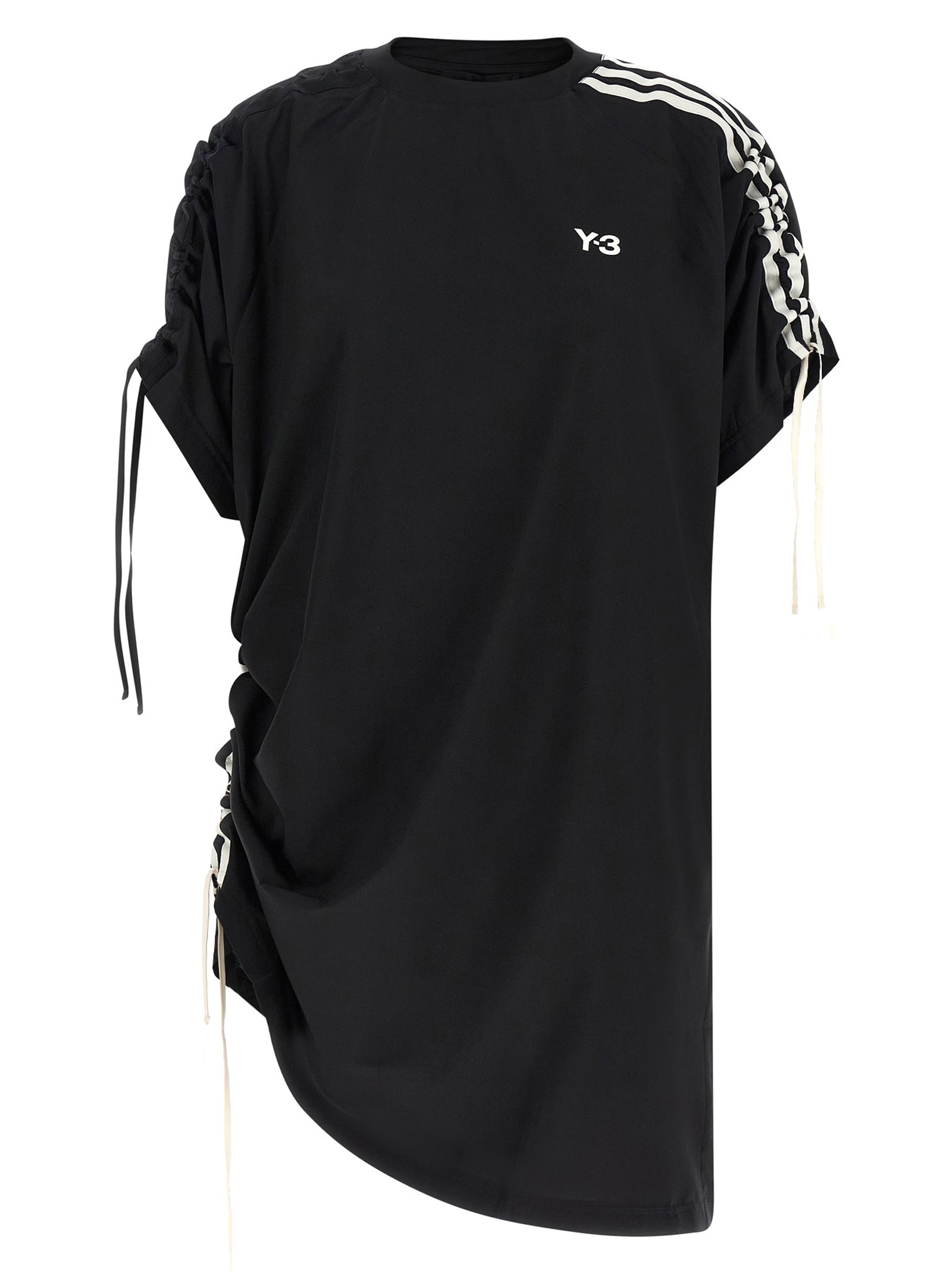 Y-3 Black Polyester Short Women's Dress