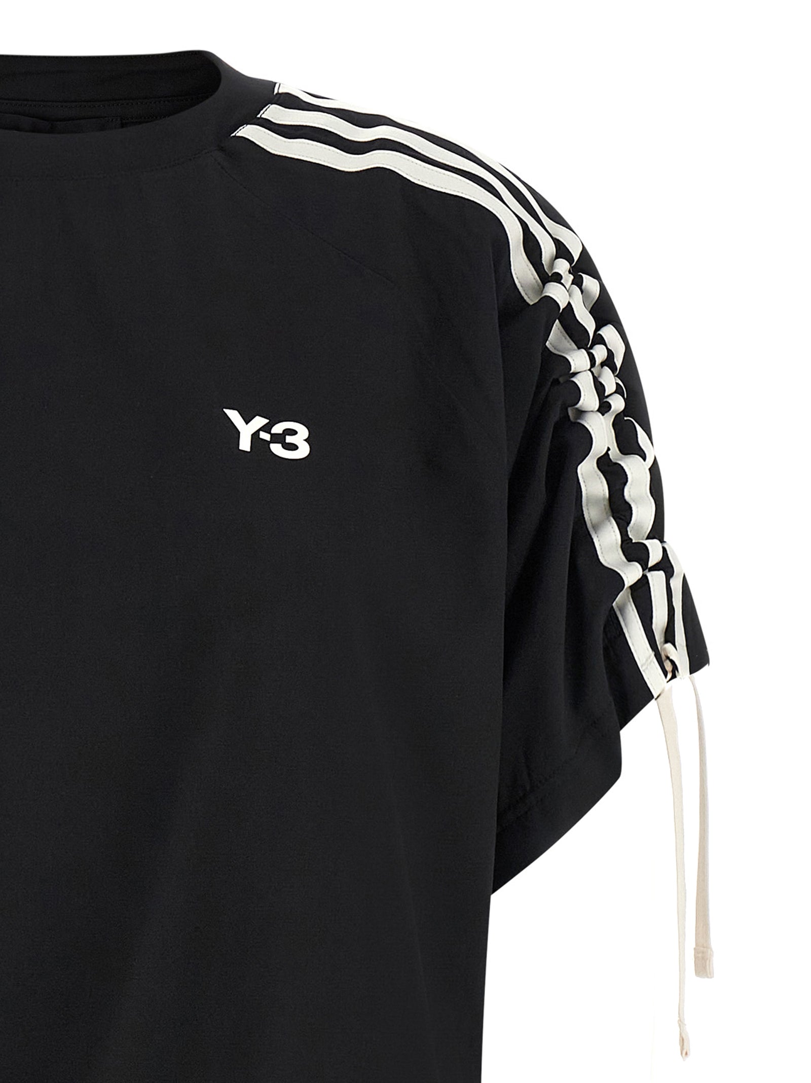 Y-3 Black Polyester Short Women's Dress
