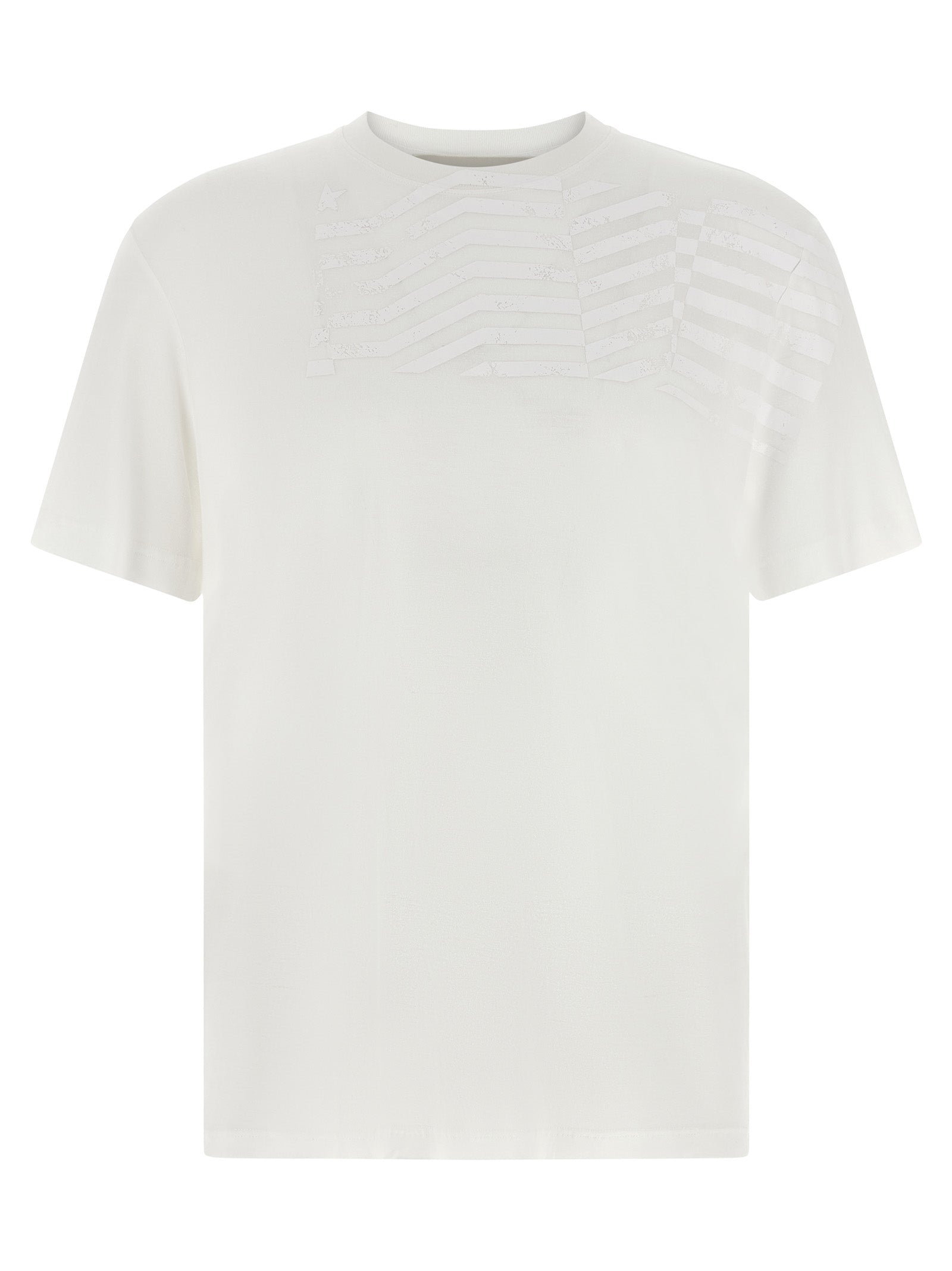 Golden Goose White Lyocell Men's T-Shirt