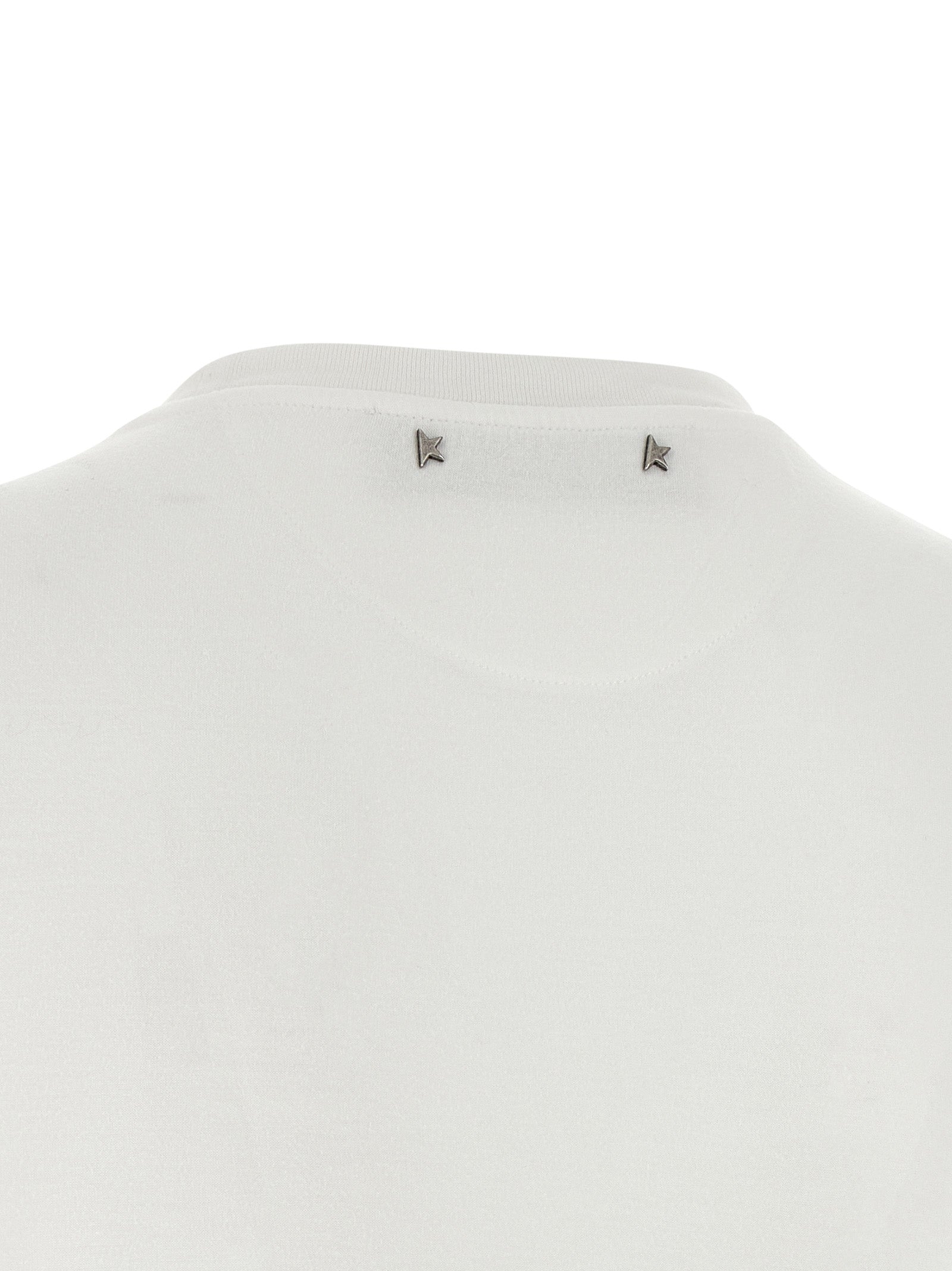 Golden Goose White Lyocell Men's T-Shirt