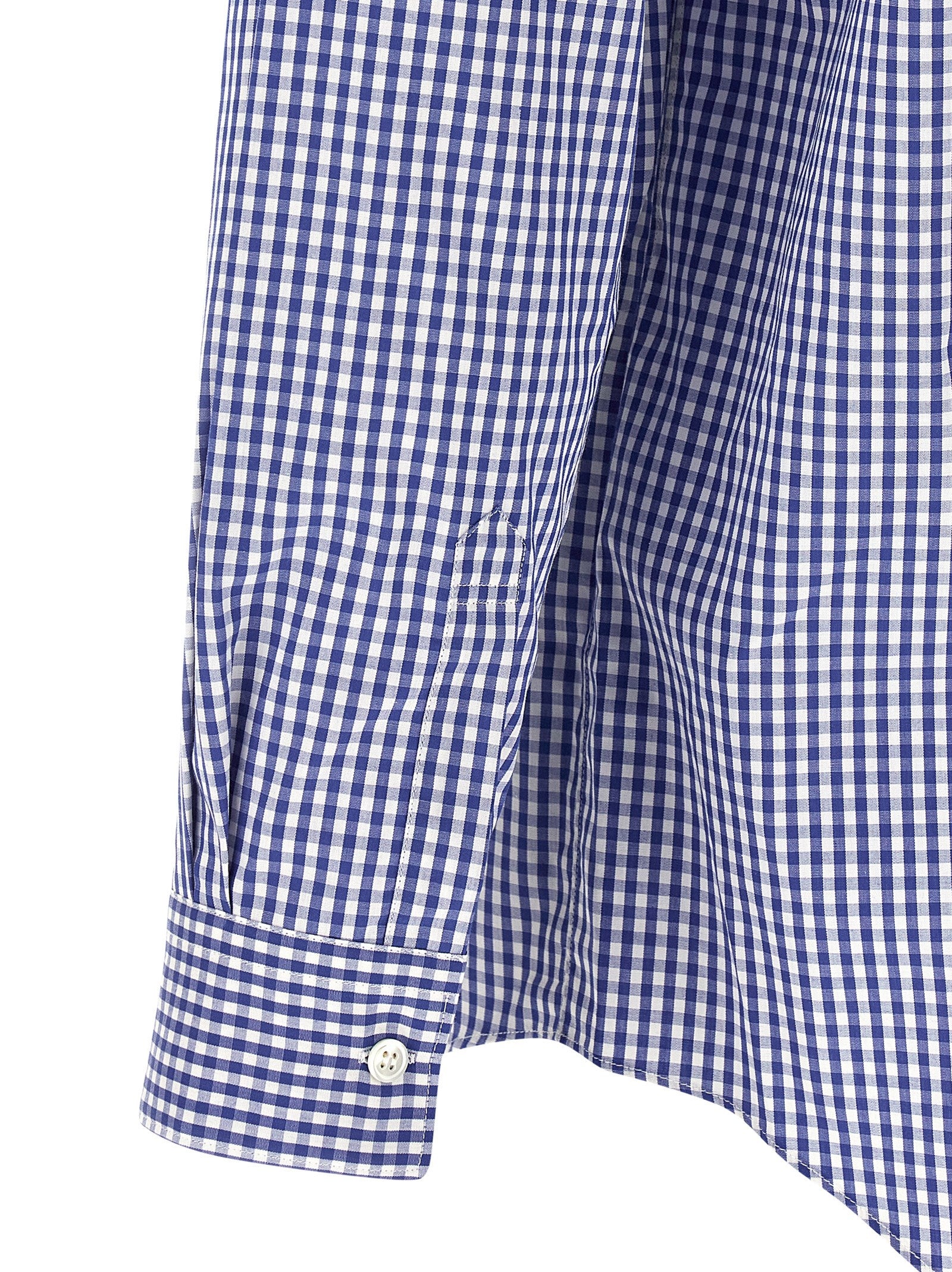 Comme Des Garçons Blue Cotton Men's Blouse