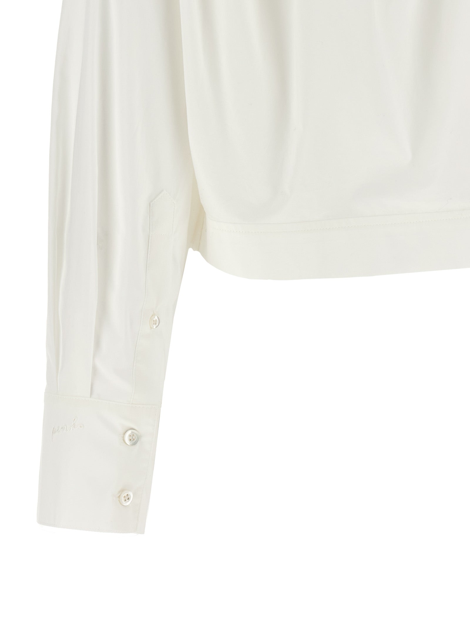 PINKO White Cotton Women's Blouse