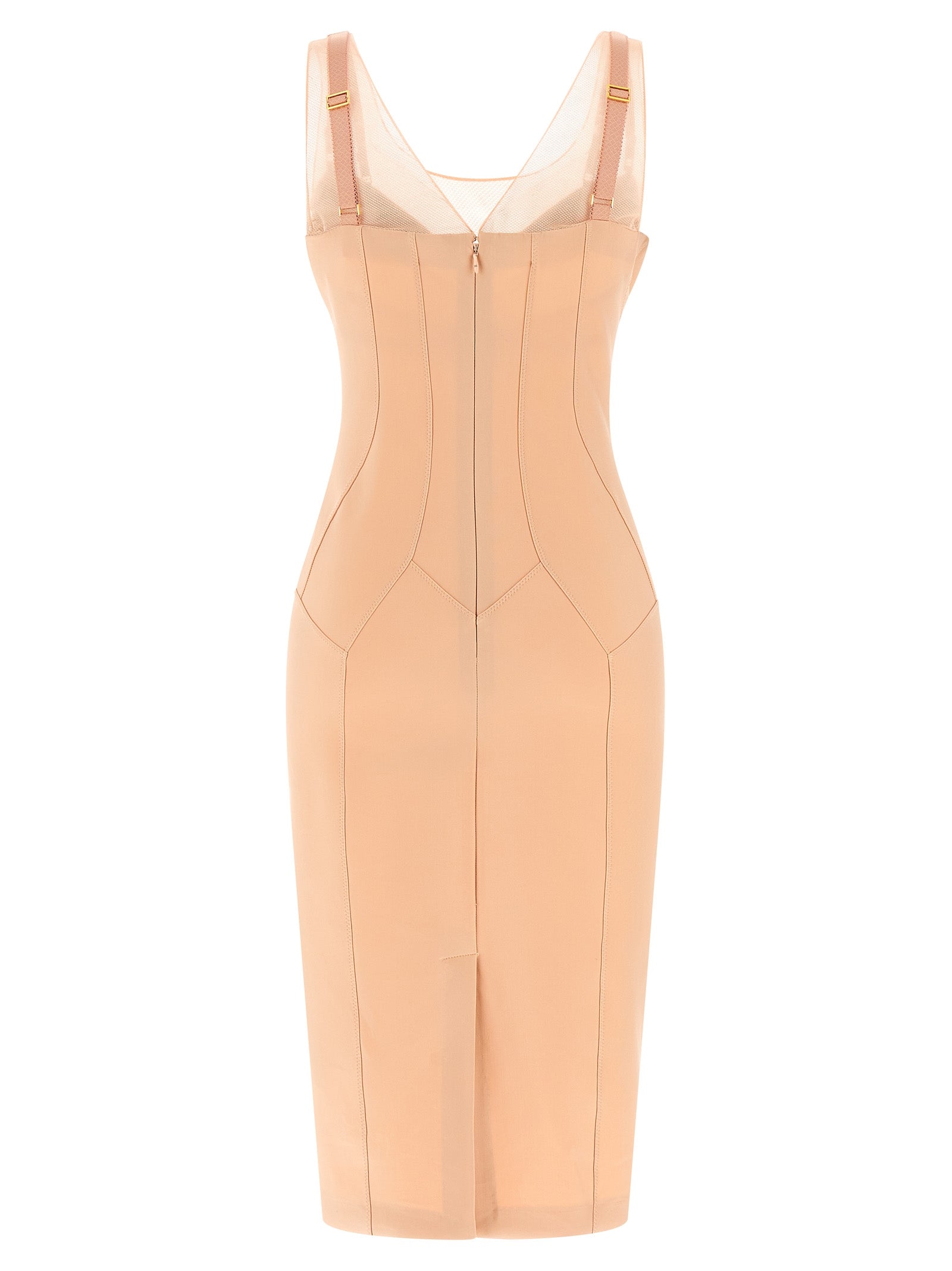 Elisabetta Franchi Multicolor Polyamide Midi Women's Dress