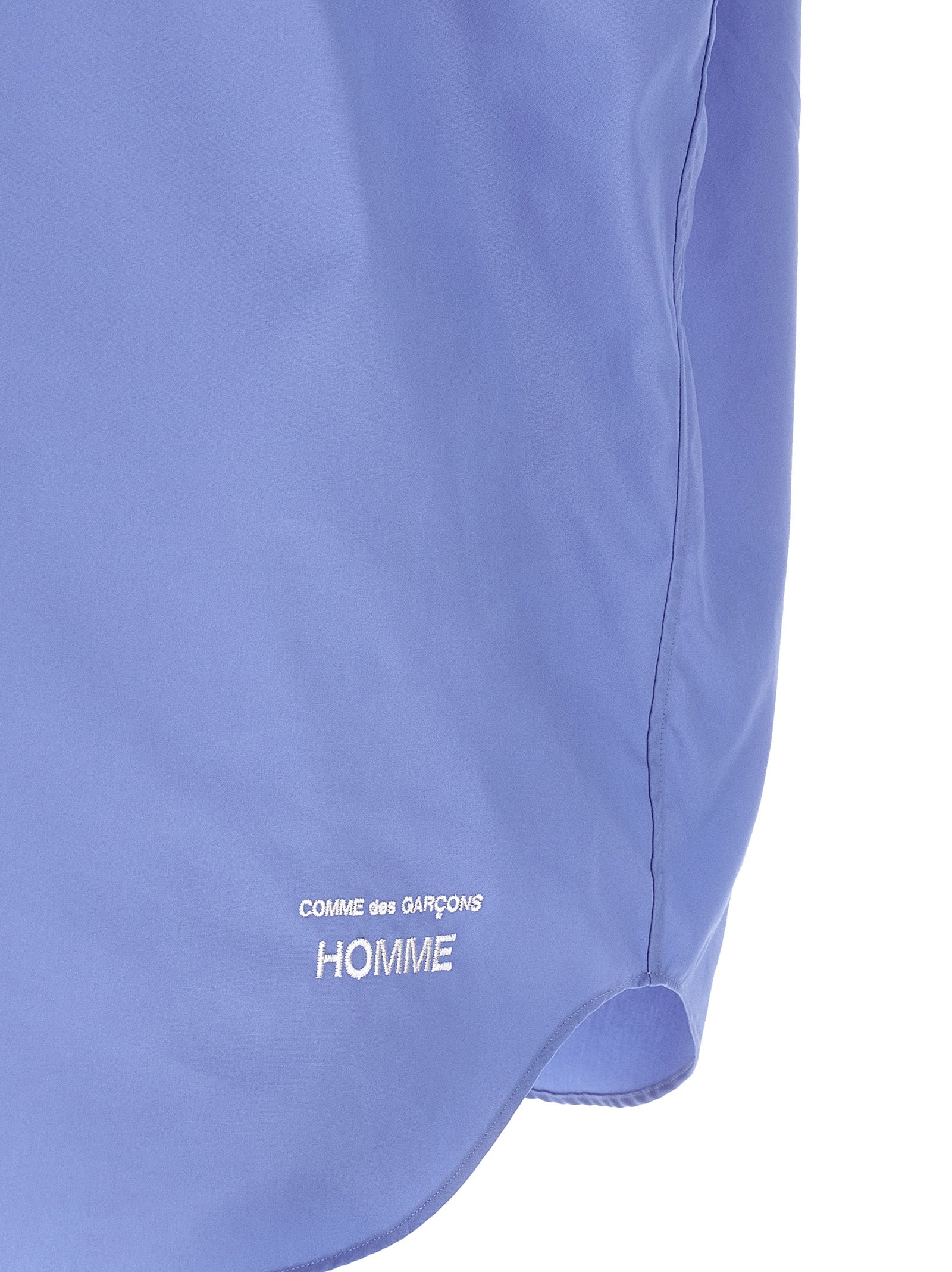 Comme Des Garçons Blue Cotton Men's Blouse