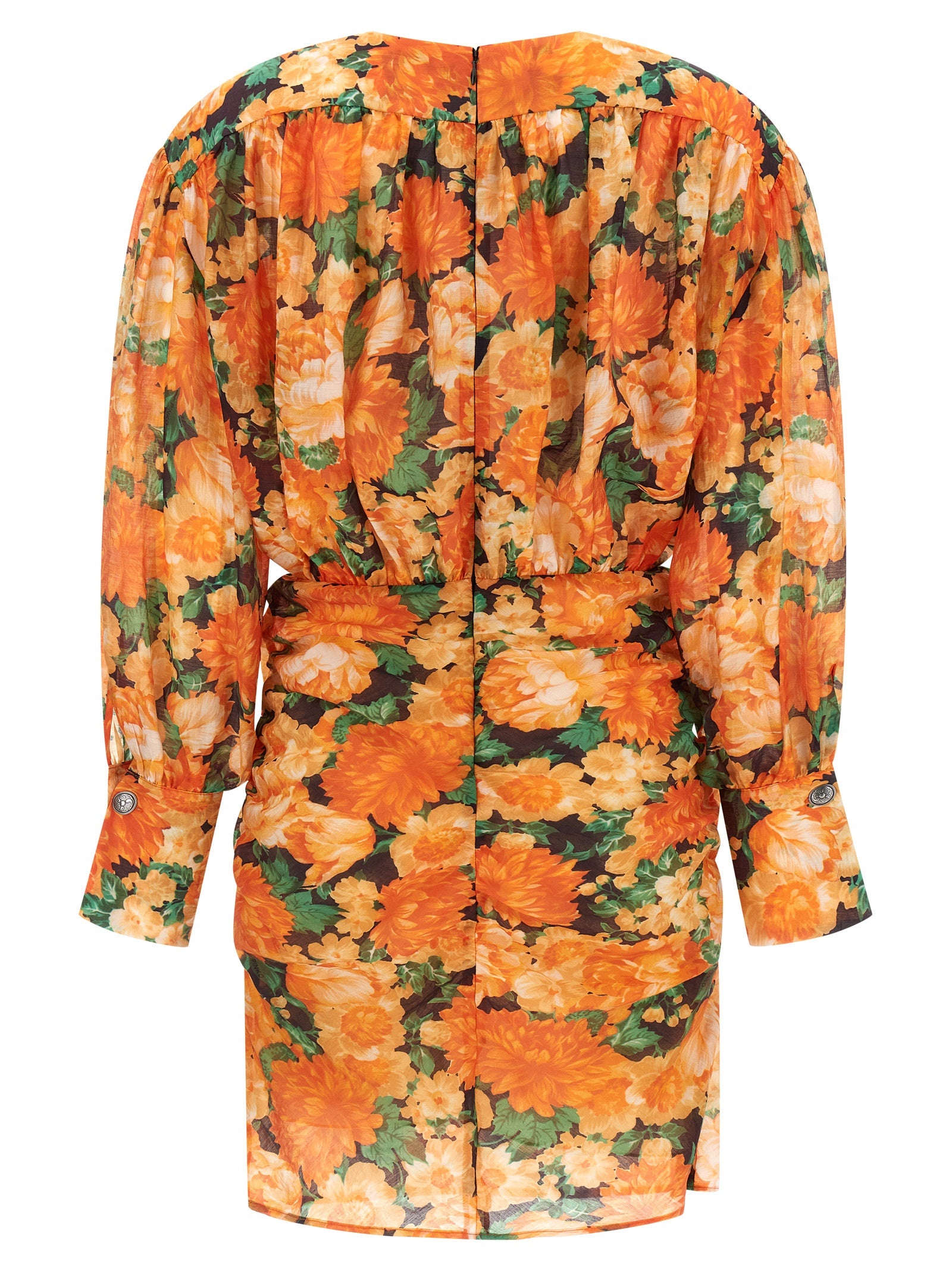 PINKO Orange Lyocell Short Women's Dress