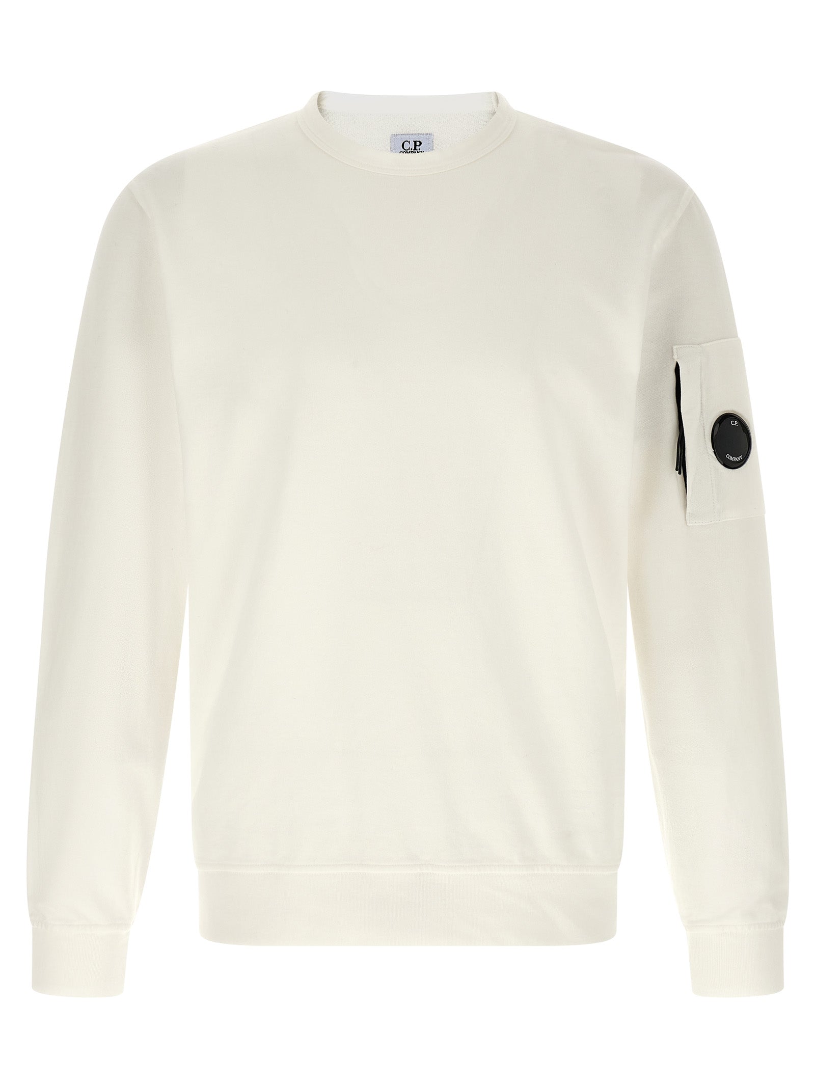 C.P. Company White Cotton Men's Sweatshirt