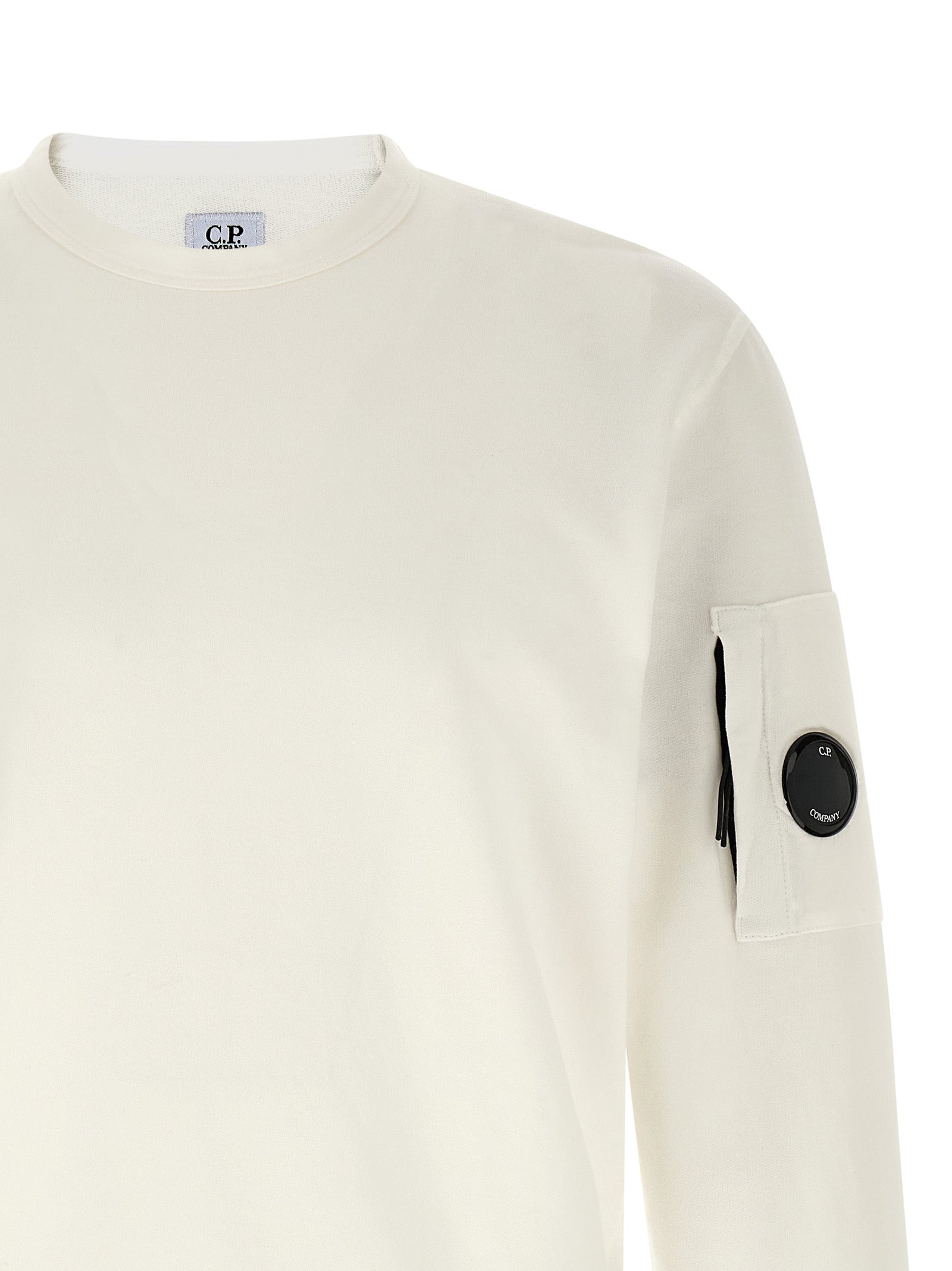 C.P. Company White Cotton Men's Sweatshirt