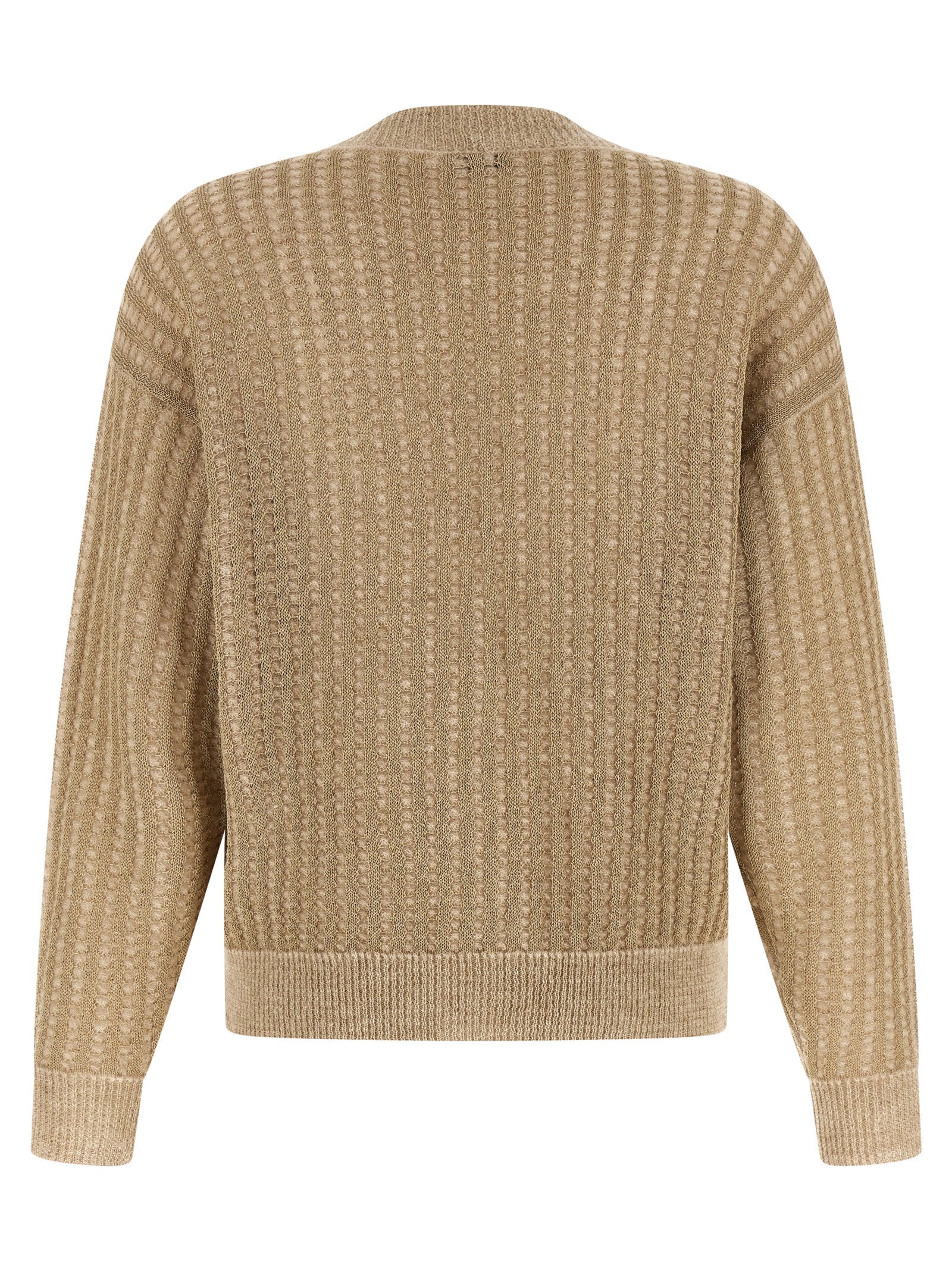 Peserico Beige Viscose Women's Cardigan