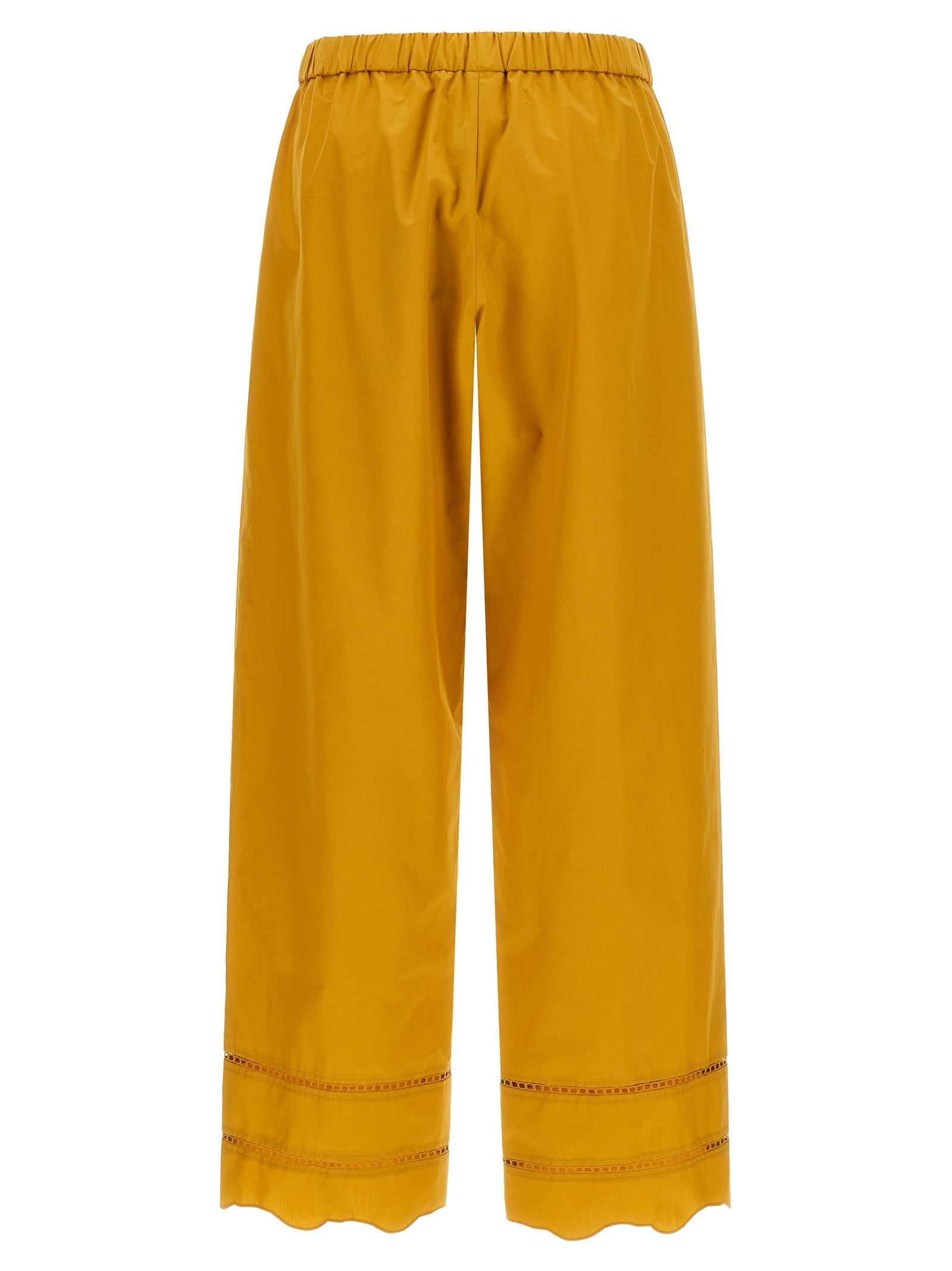 Fabiana Filippi Bicolor Cotton Casual Women's Pants