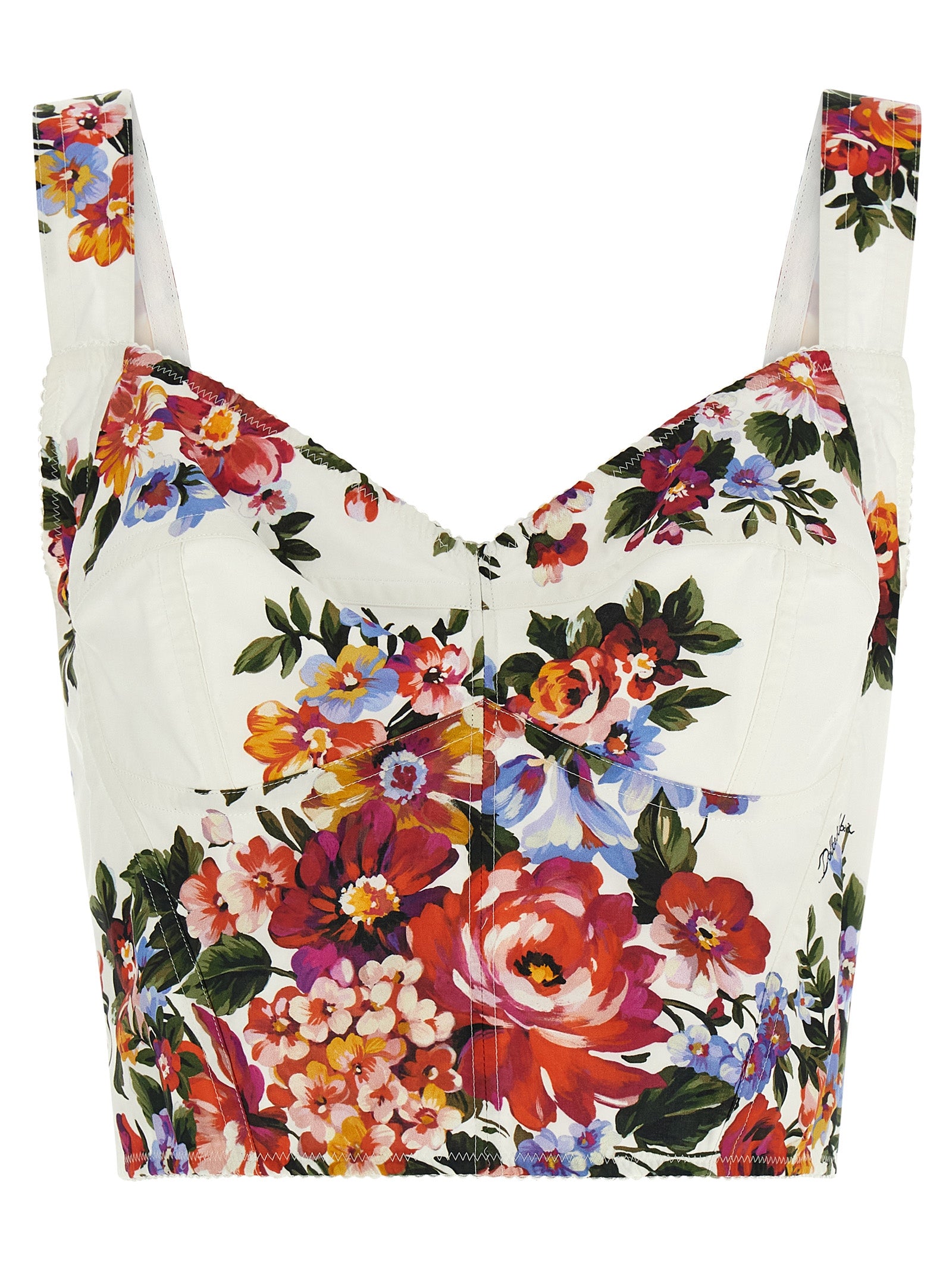 Dolce & Gabbana White Cotton Women's Shirt
