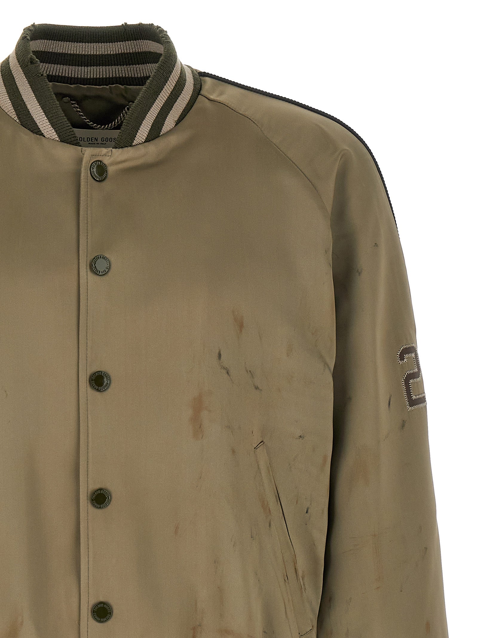 Golden Goose Bicolor Acetate Men's Bomber