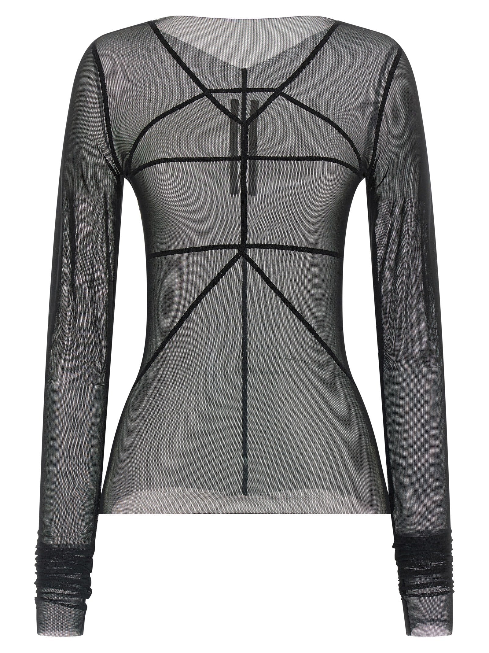 Rick Owens Black Nylon Women's Cardigan