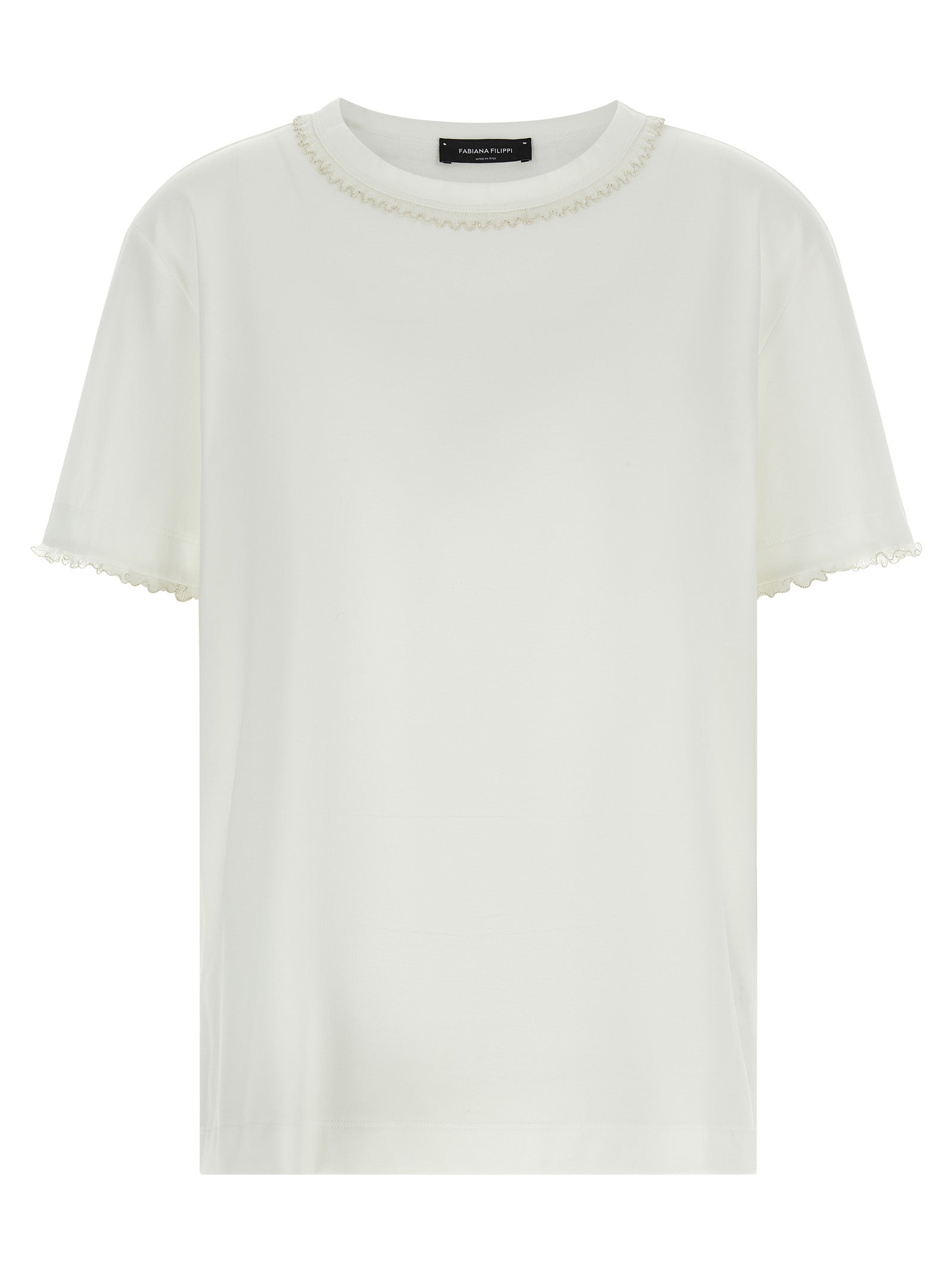 Fabiana Filippi White Cotton Women's T-Shirt