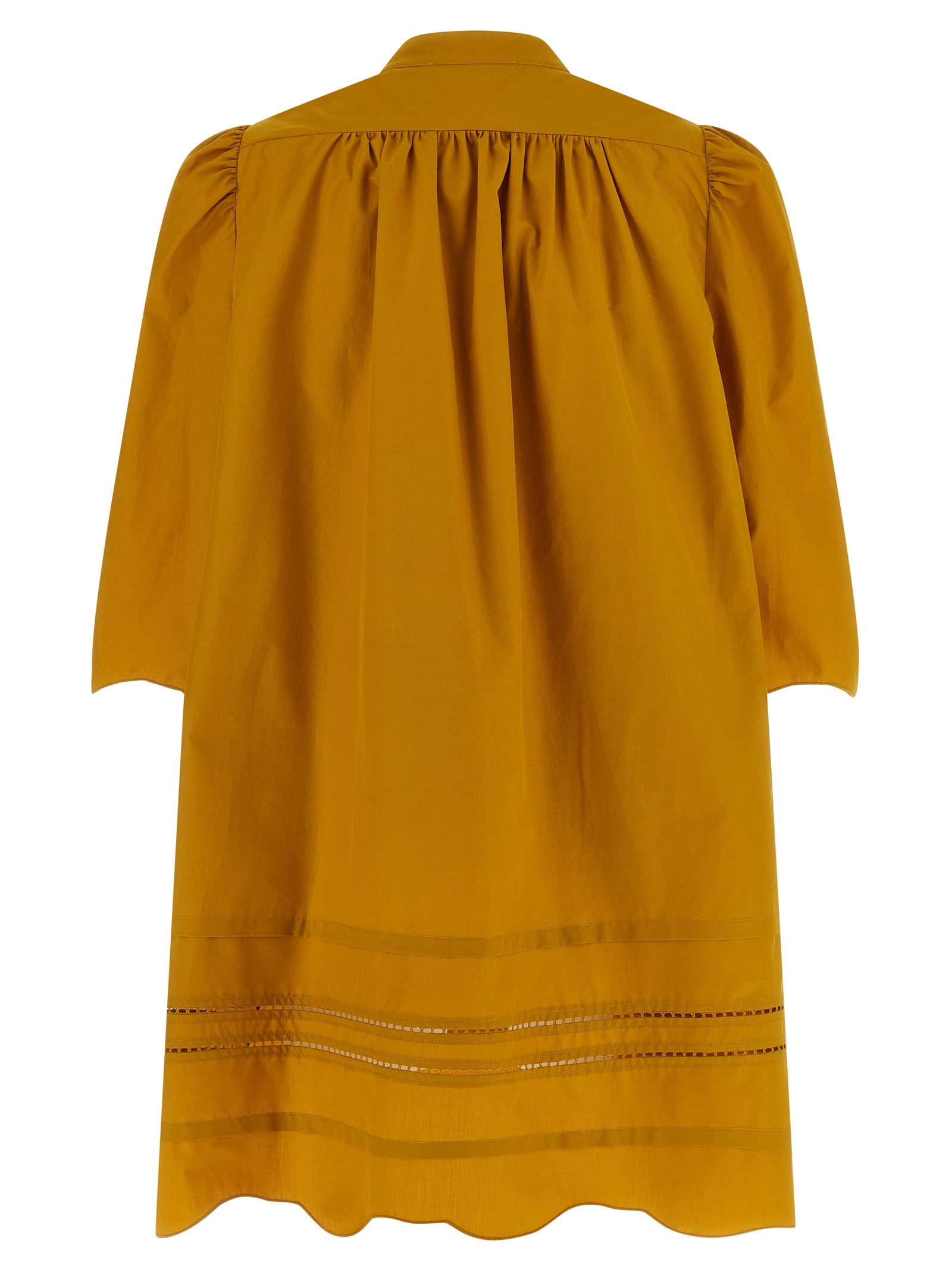 Fabiana Filippi Bicolor Cotton Short Women's Dress