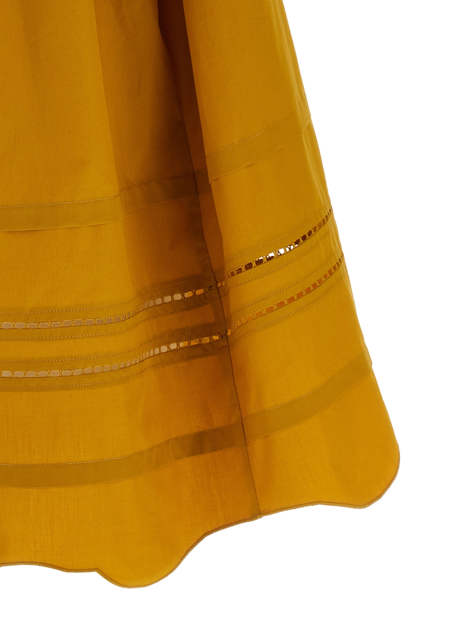 Fabiana Filippi Bicolor Cotton Short Women's Dress