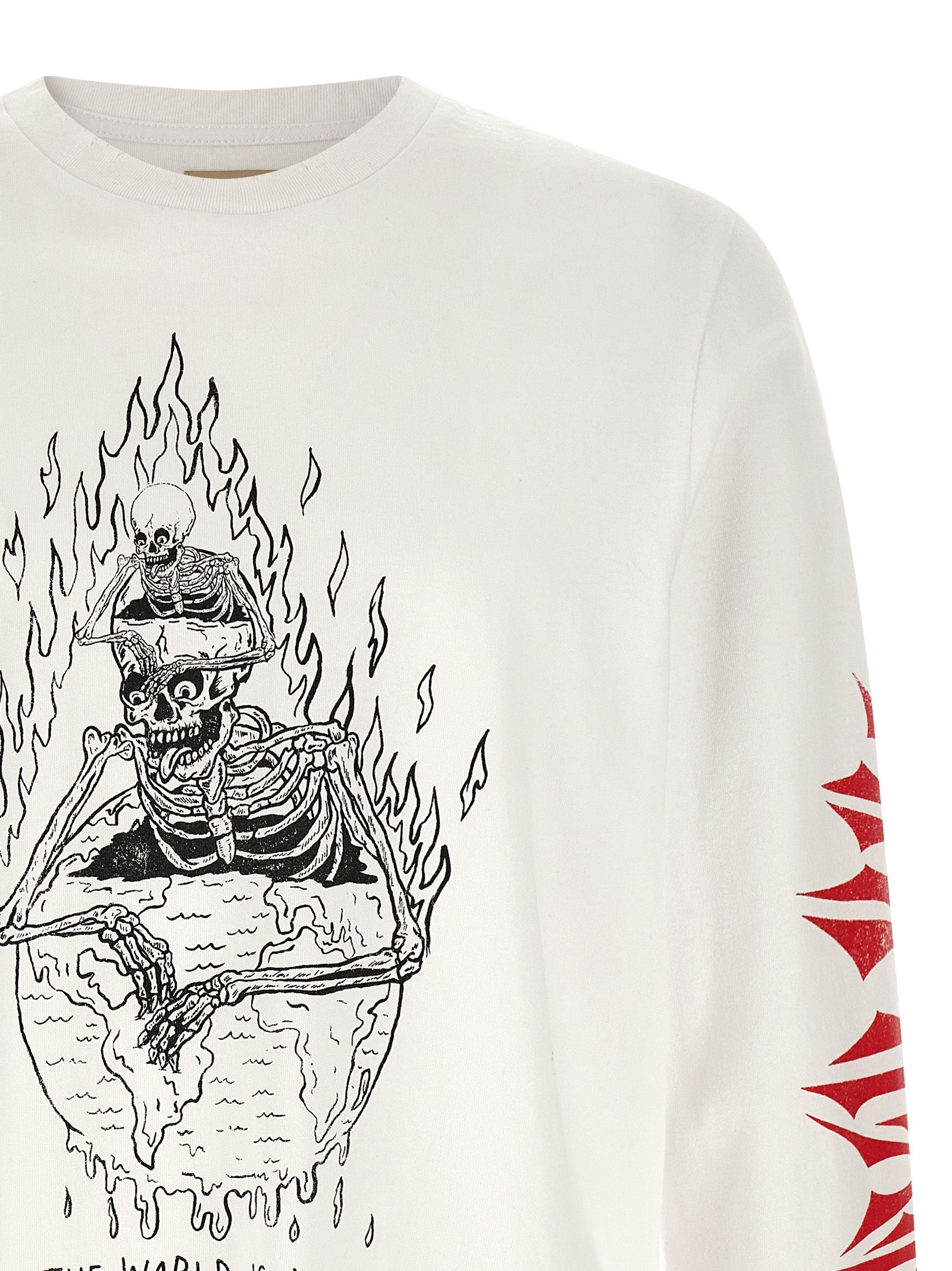 GALLERY DEPT. White Cotton Men's T-Shirt