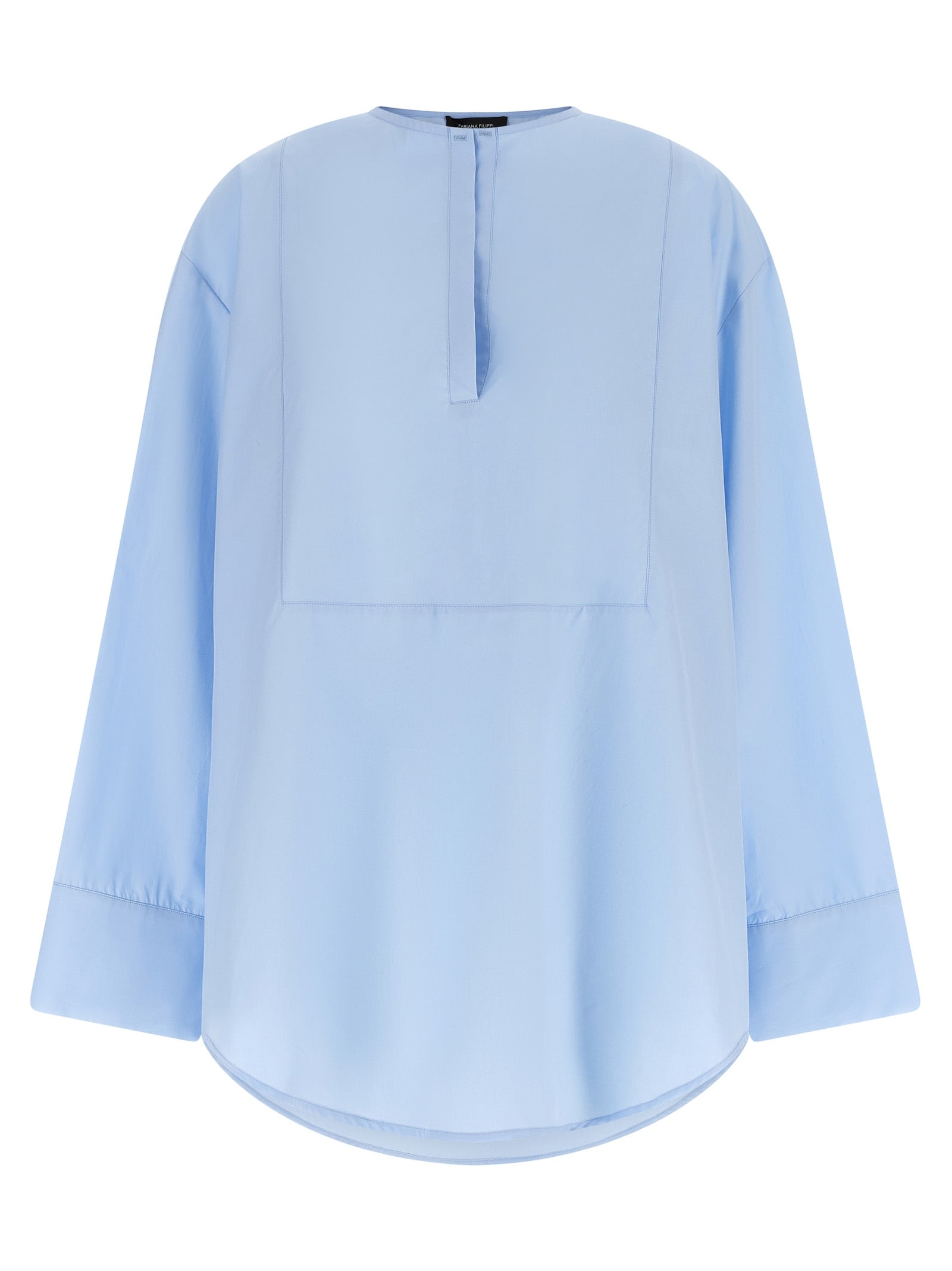 Fabiana Filippi Blue Cotton Women's Blouse