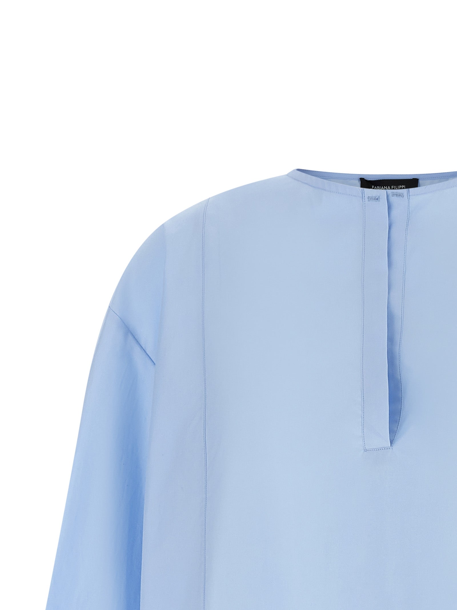 Fabiana Filippi Blue Cotton Women's Blouse