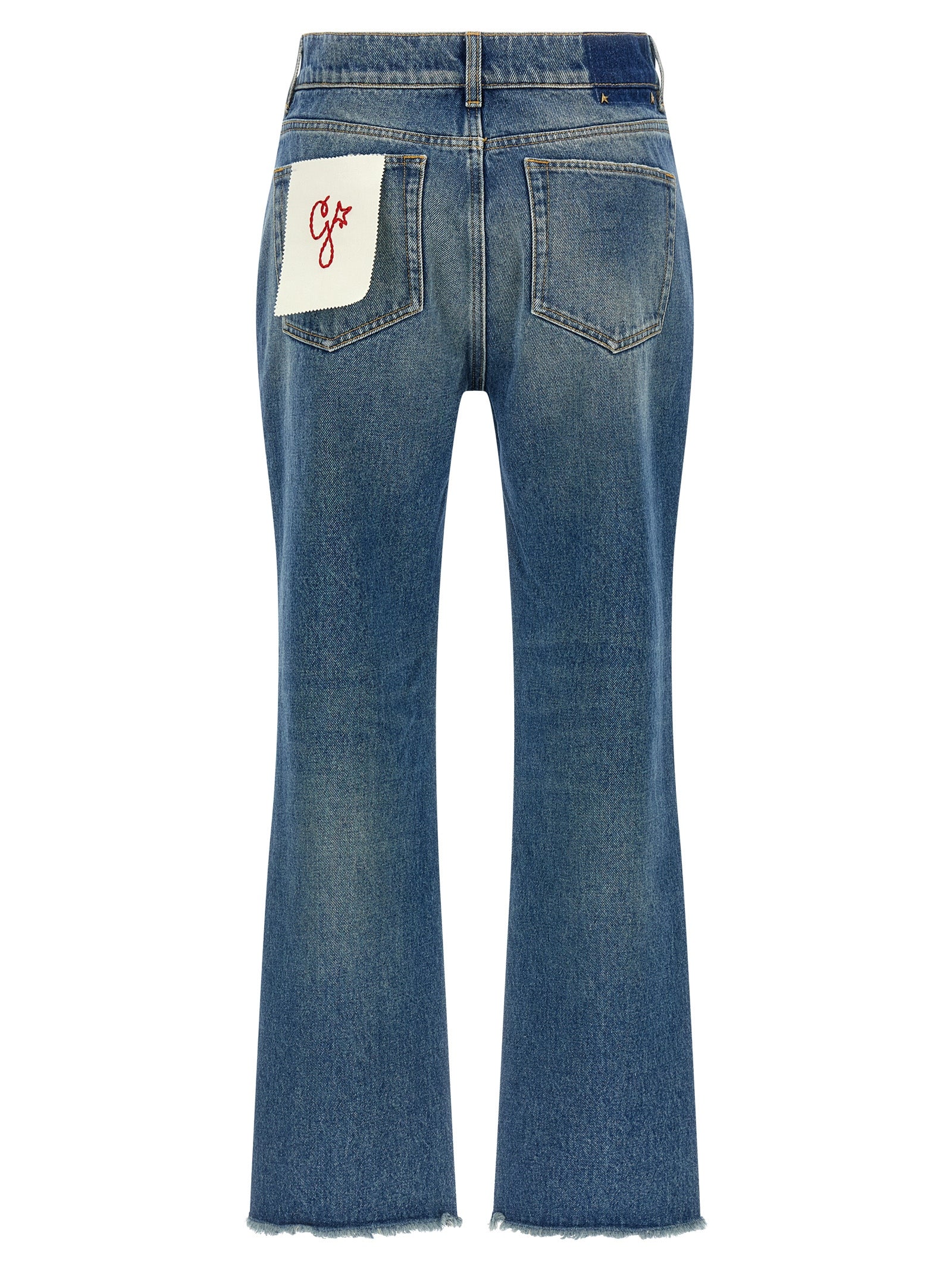 Golden Goose Blue Cotton Flared Women's Jeans