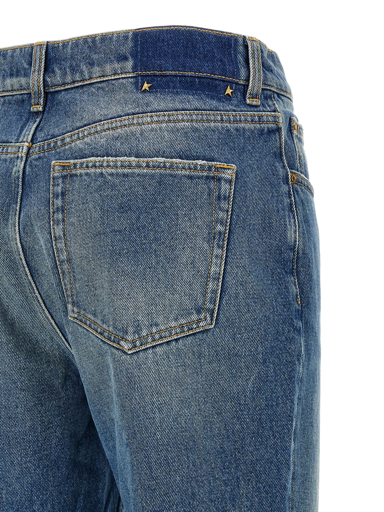 Golden Goose Blue Cotton Flared Women's Jeans