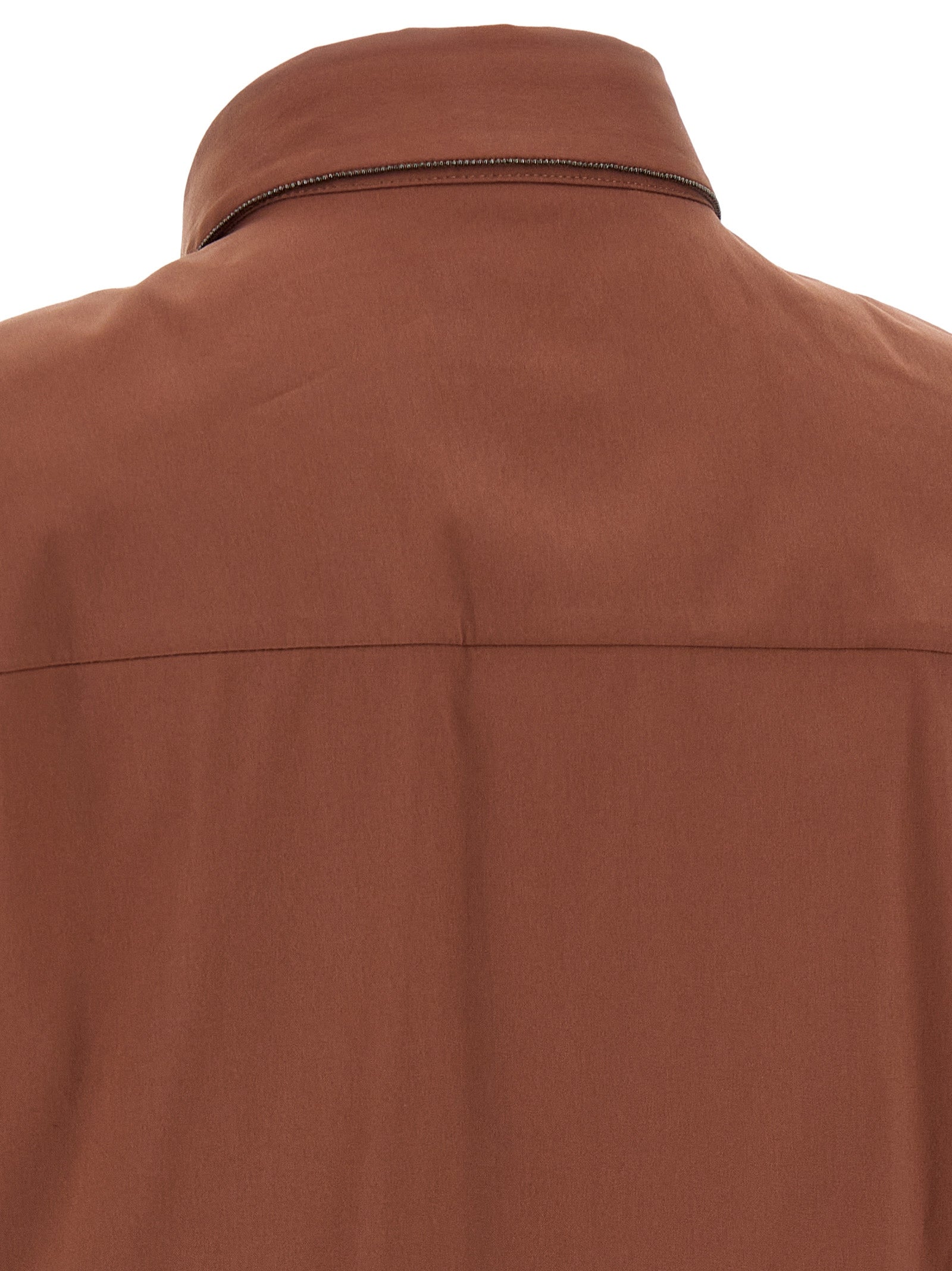Brunello Cucinelli Brown Cotton Women's Blouse