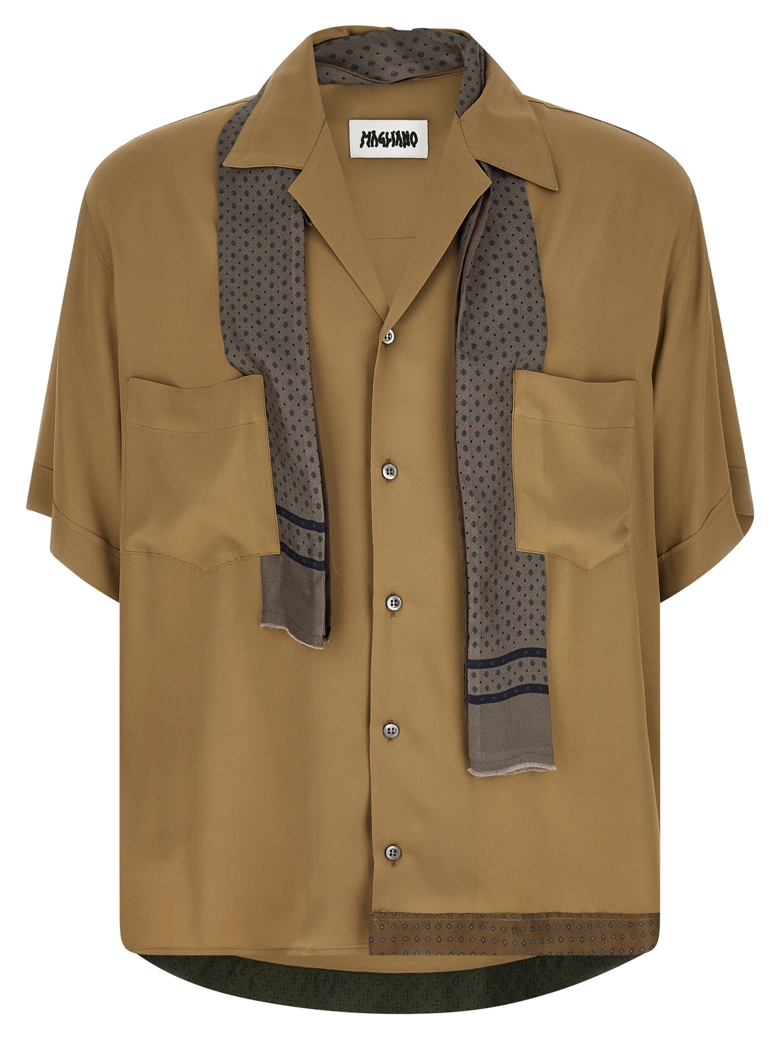 Magliano Beige Acetate Men's Blouse