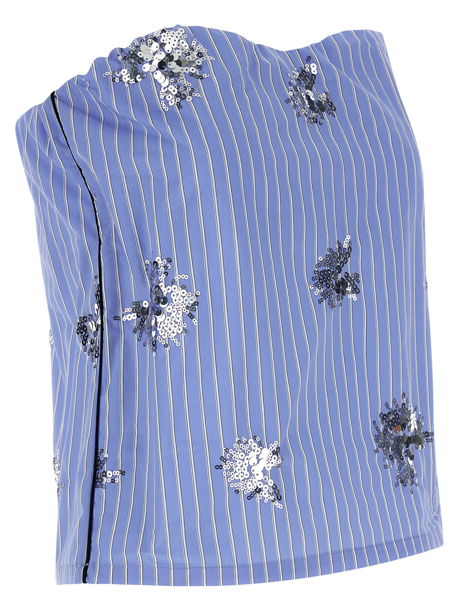 LE TWINS Blue Cotton Women's T-Shirt