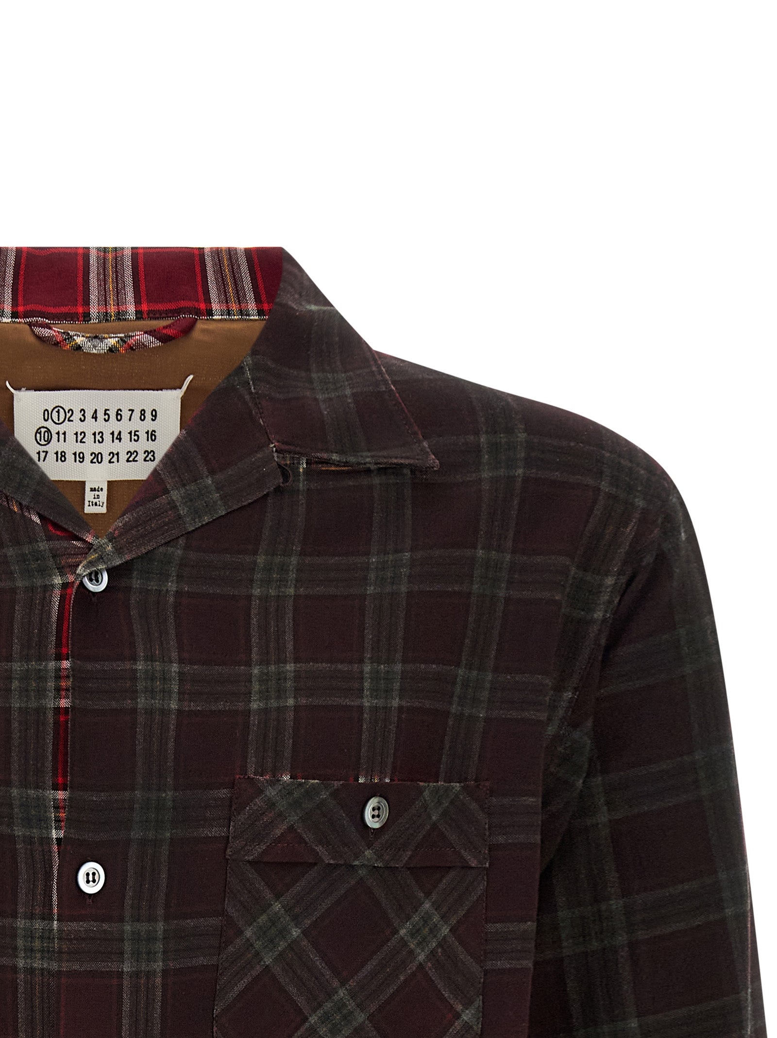 Maison Margiela Multicolor Viscose Men's Blouse