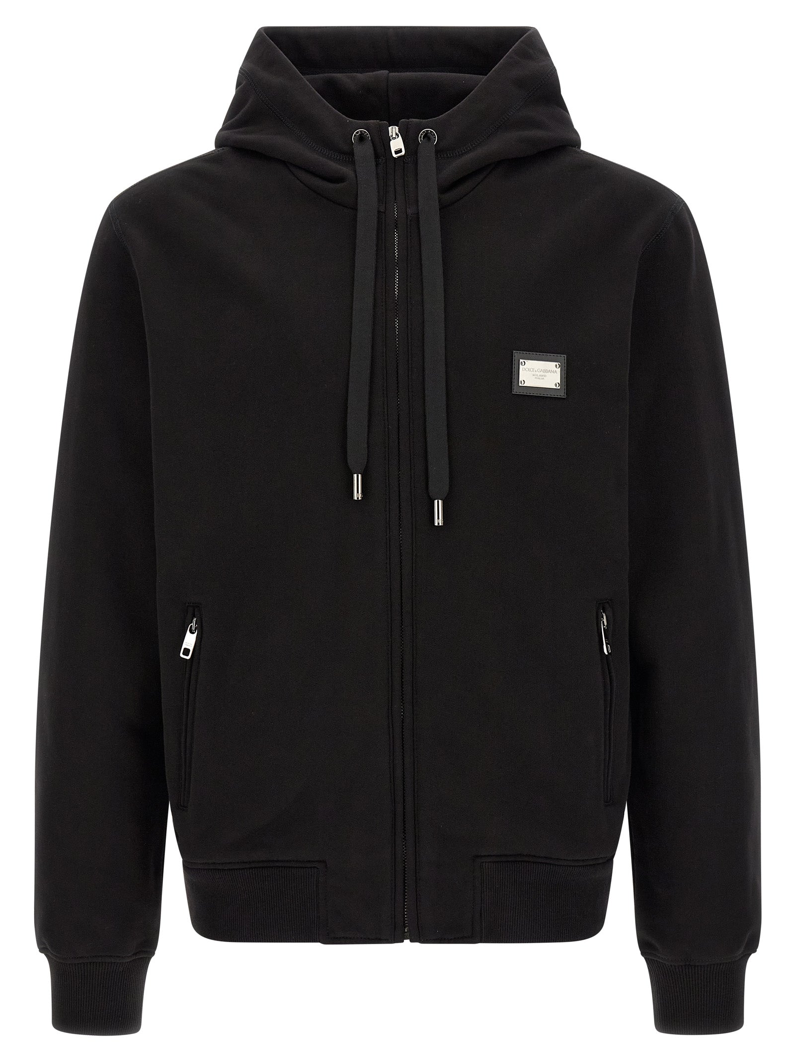 Dolce & Gabbana Black Cotton Men's Sweatshirt