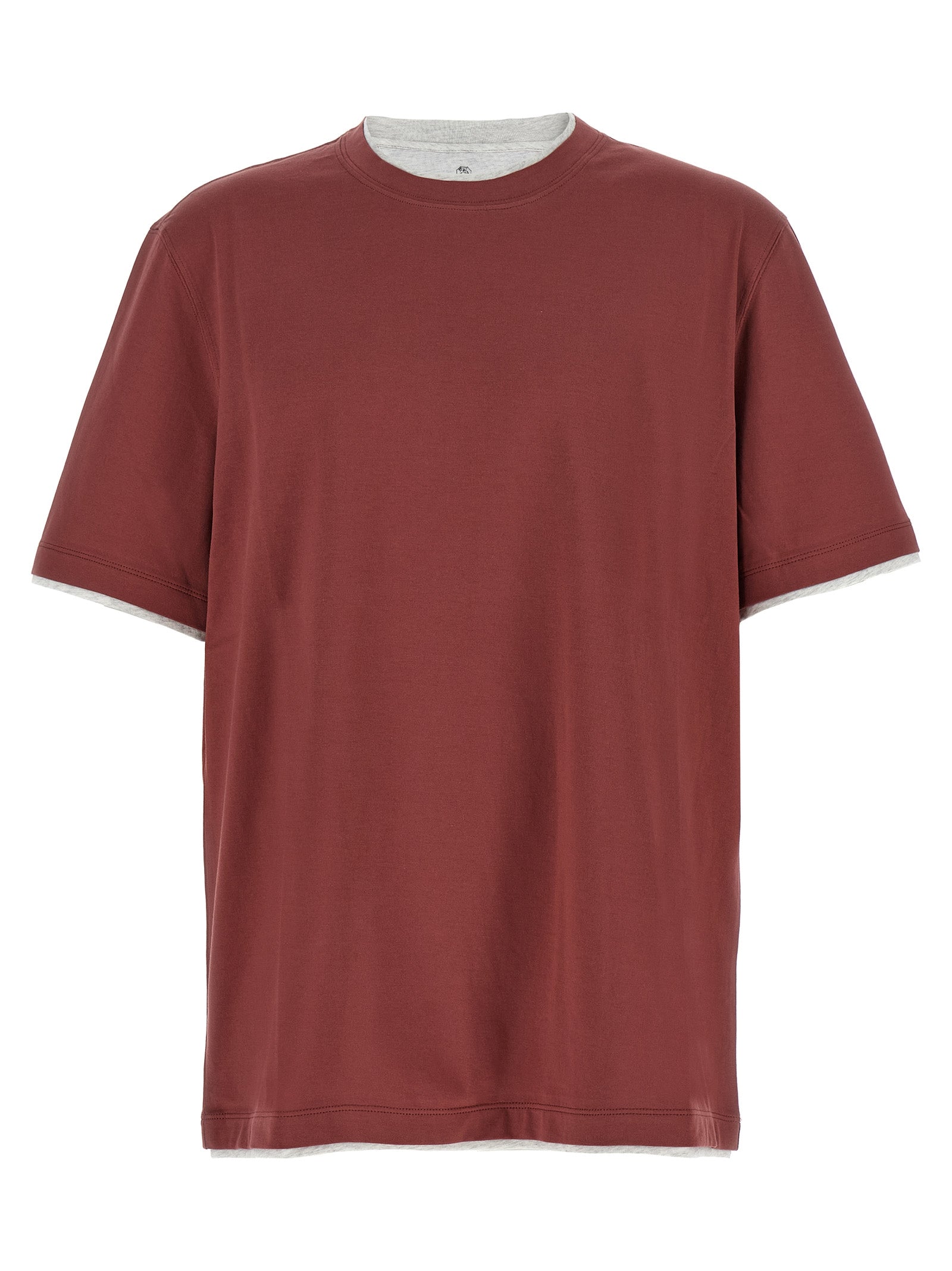 Brunello Cucinelli Multicolor Cotton Men's T-Shirt