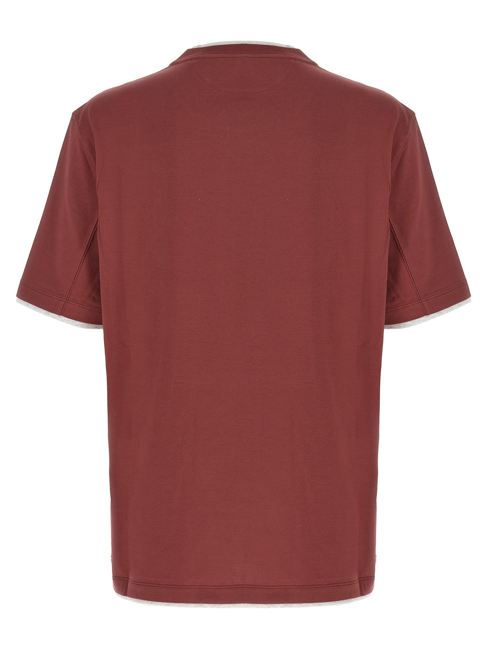 Brunello Cucinelli Multicolor Cotton Men's T-Shirt