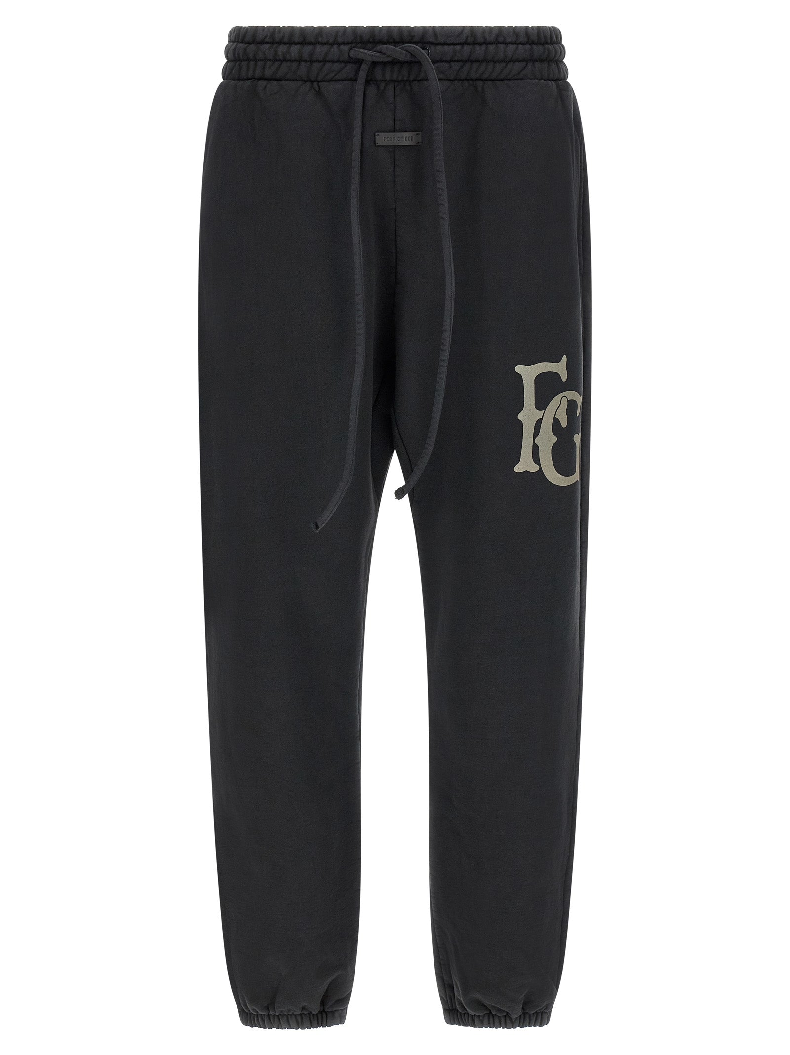 Fear Of God Black Cotton Joggers (Workout Men's Pants)