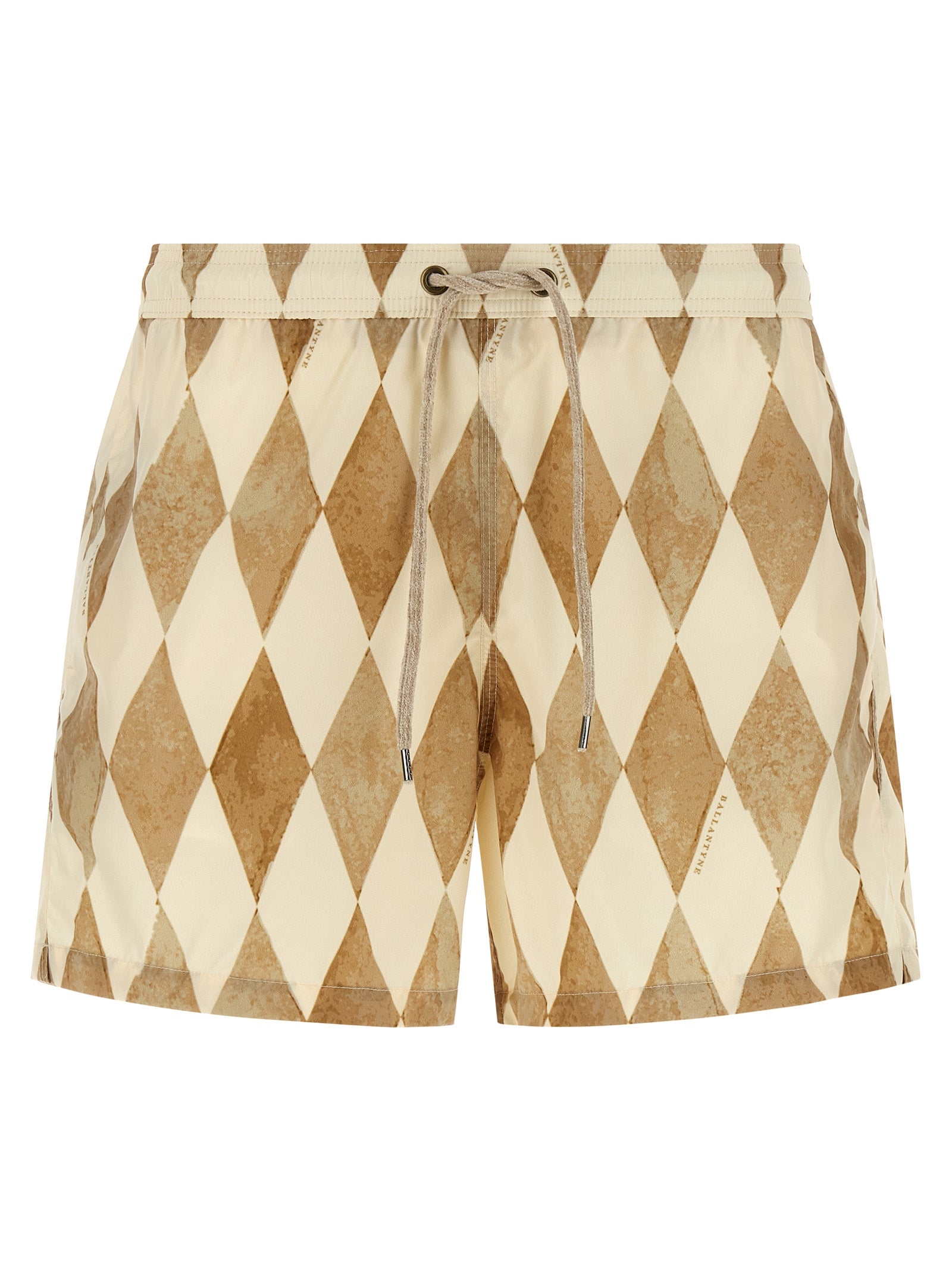 Ballantyne Beige Polyester Swim Men's Shorts