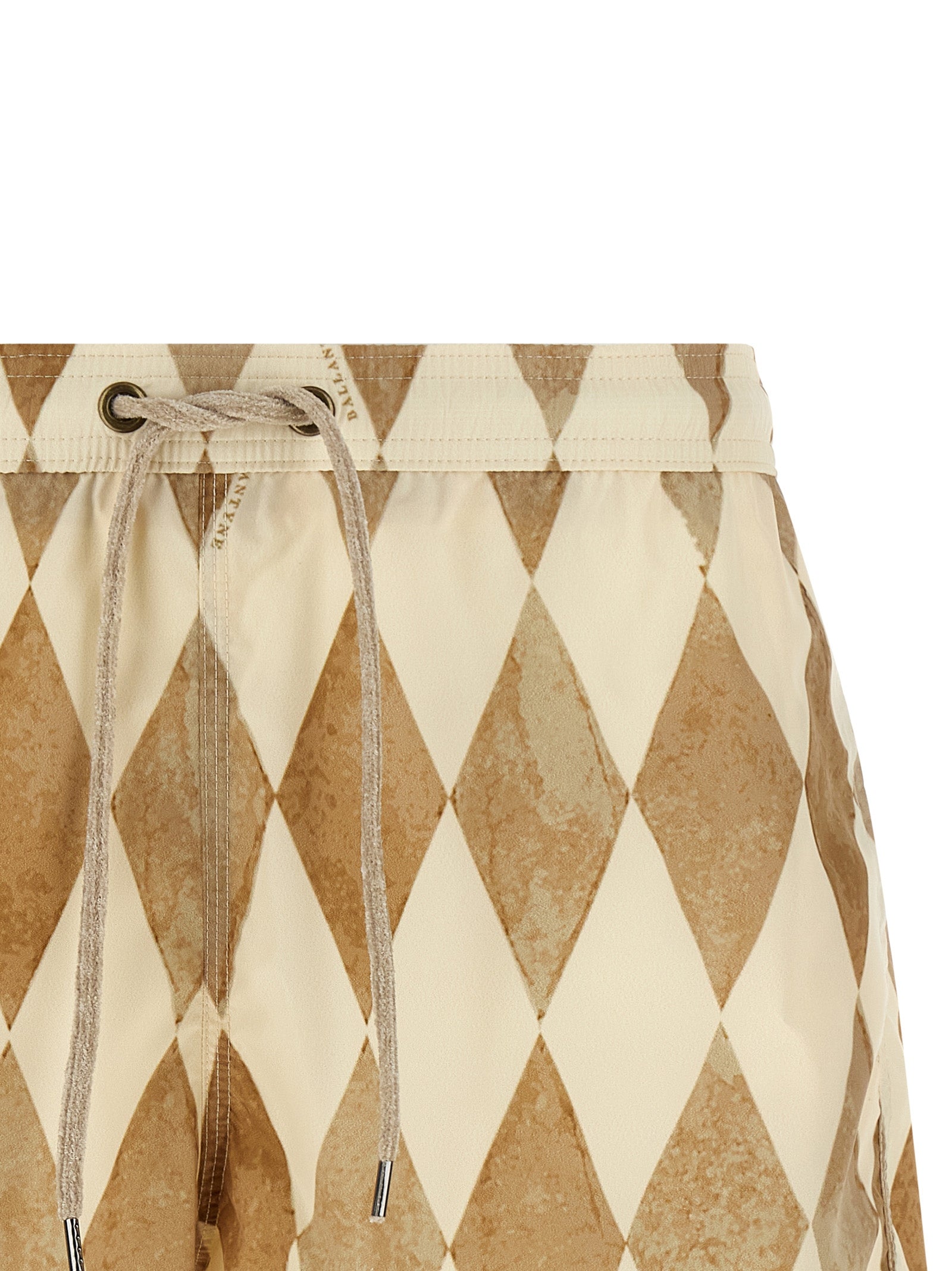 Ballantyne Beige Polyester Swim Men's Shorts
