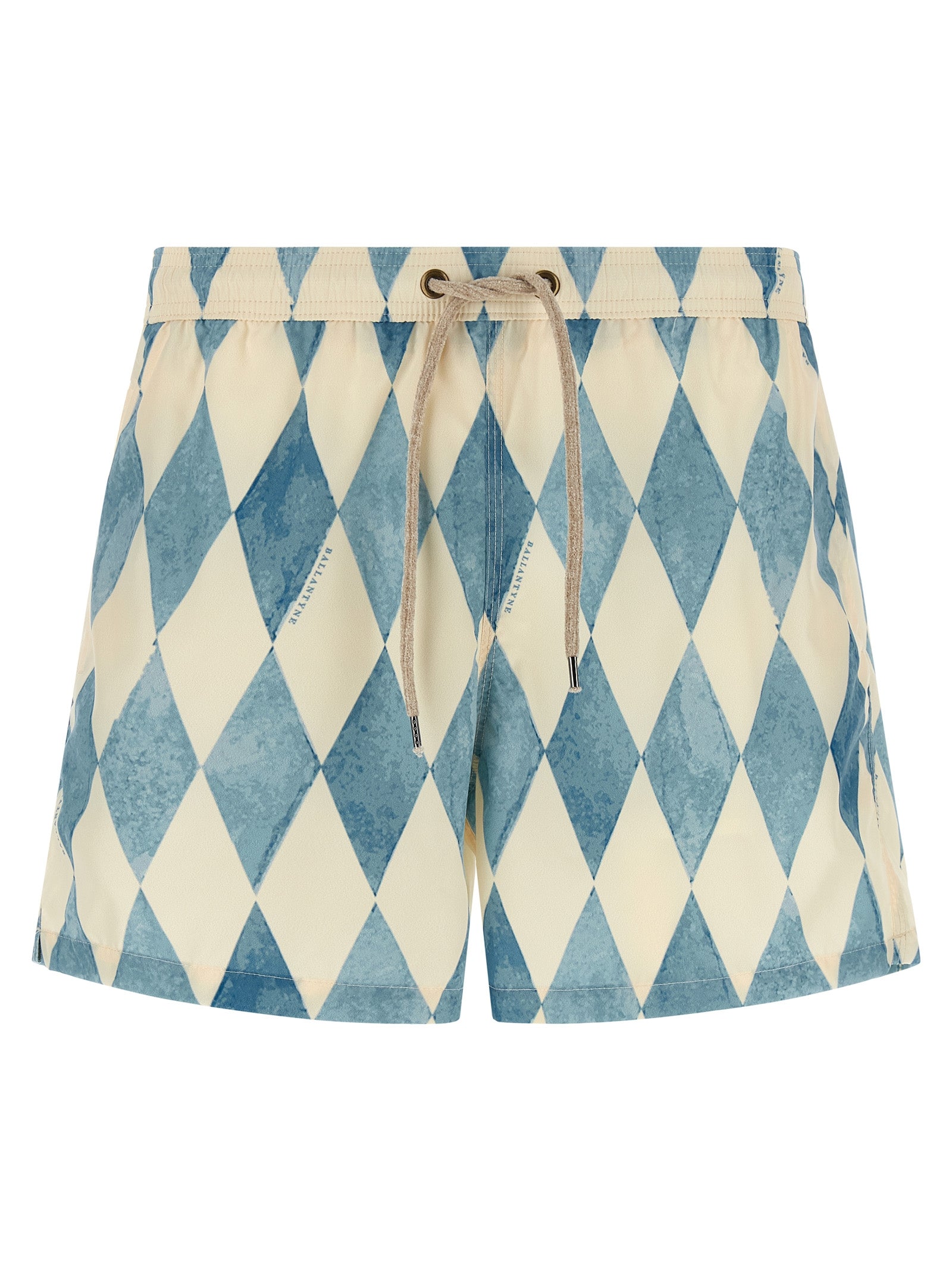 Ballantyne Blue Polyester Swim Men's Shorts