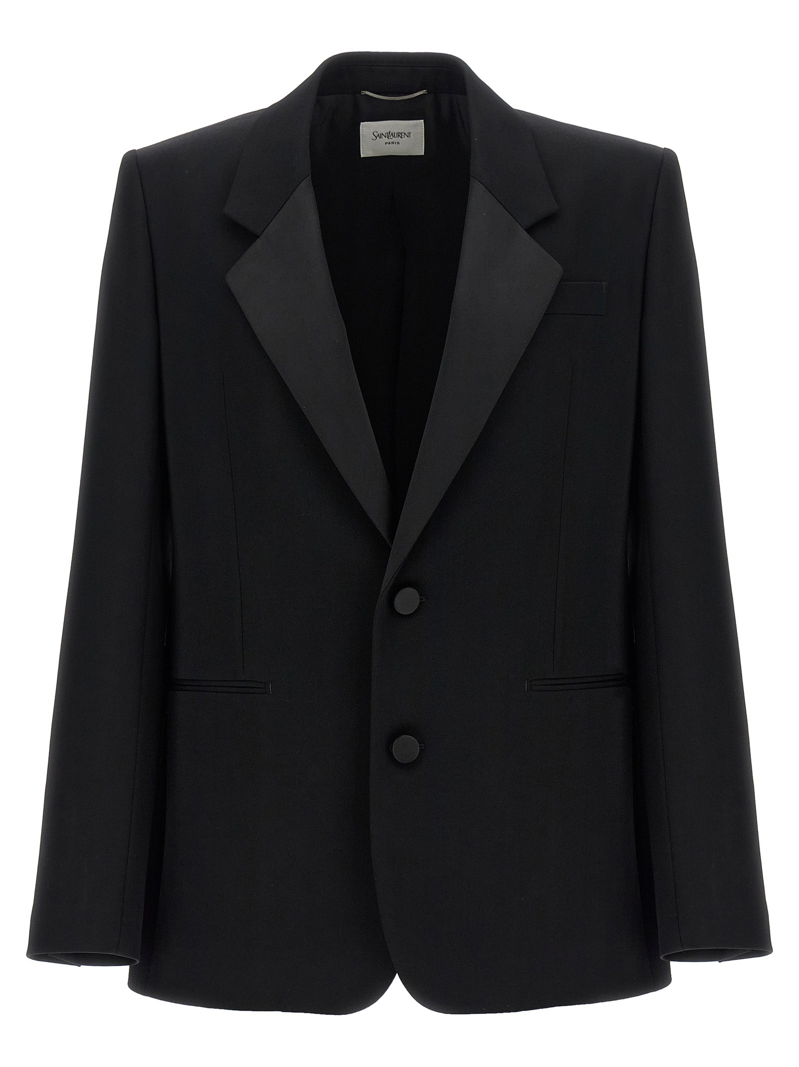 Saint Laurent Black Wool Men's Blazer