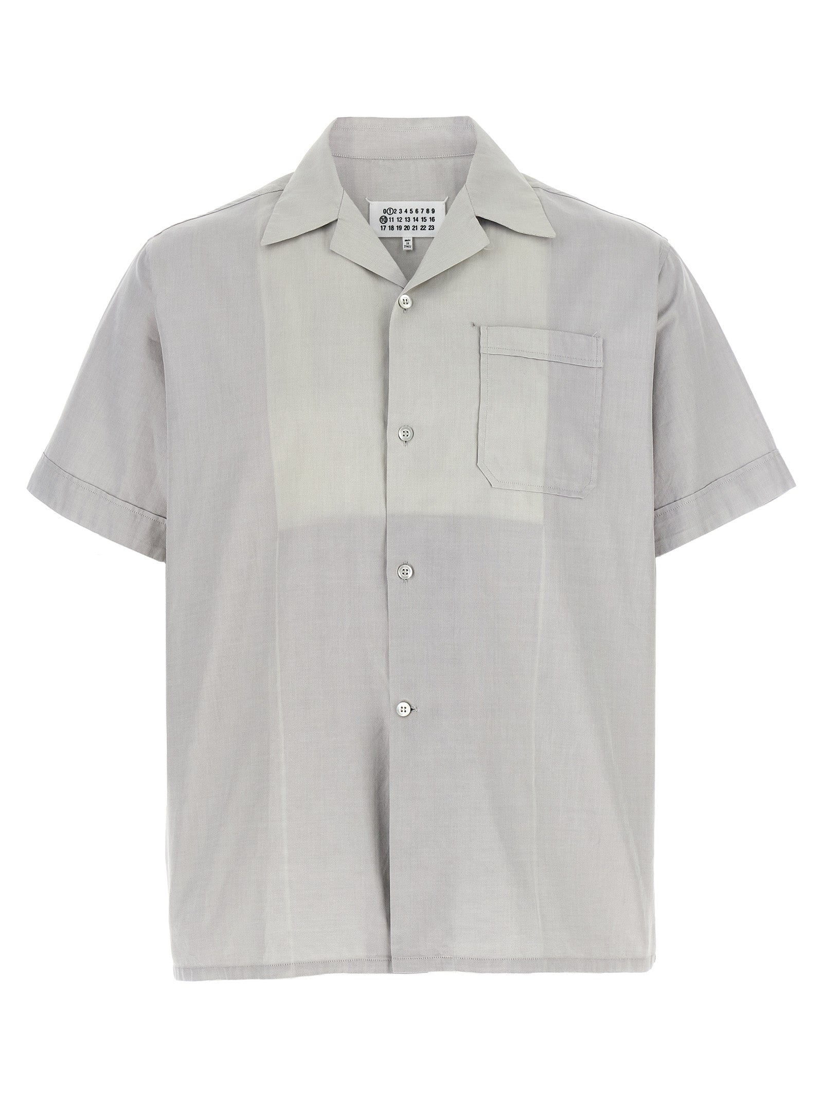 Maison Margiela Gray Cotton Men's Blouse