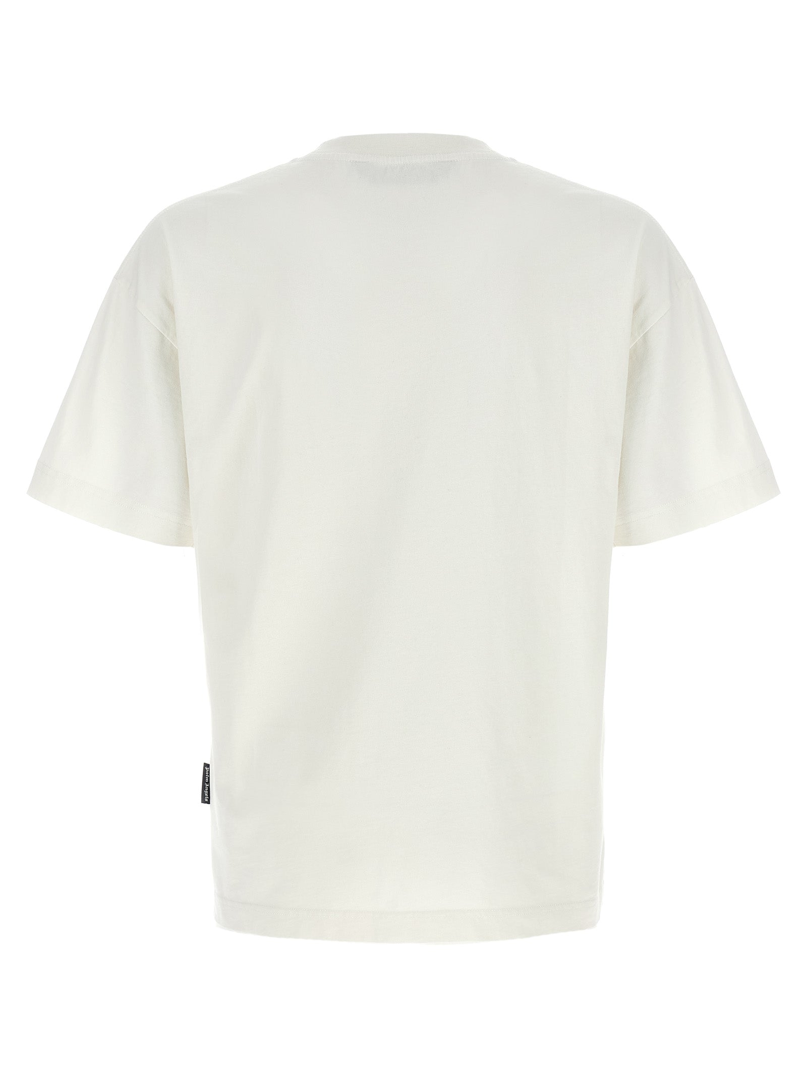 Palm Angels White Cotton Men's T-Shirt