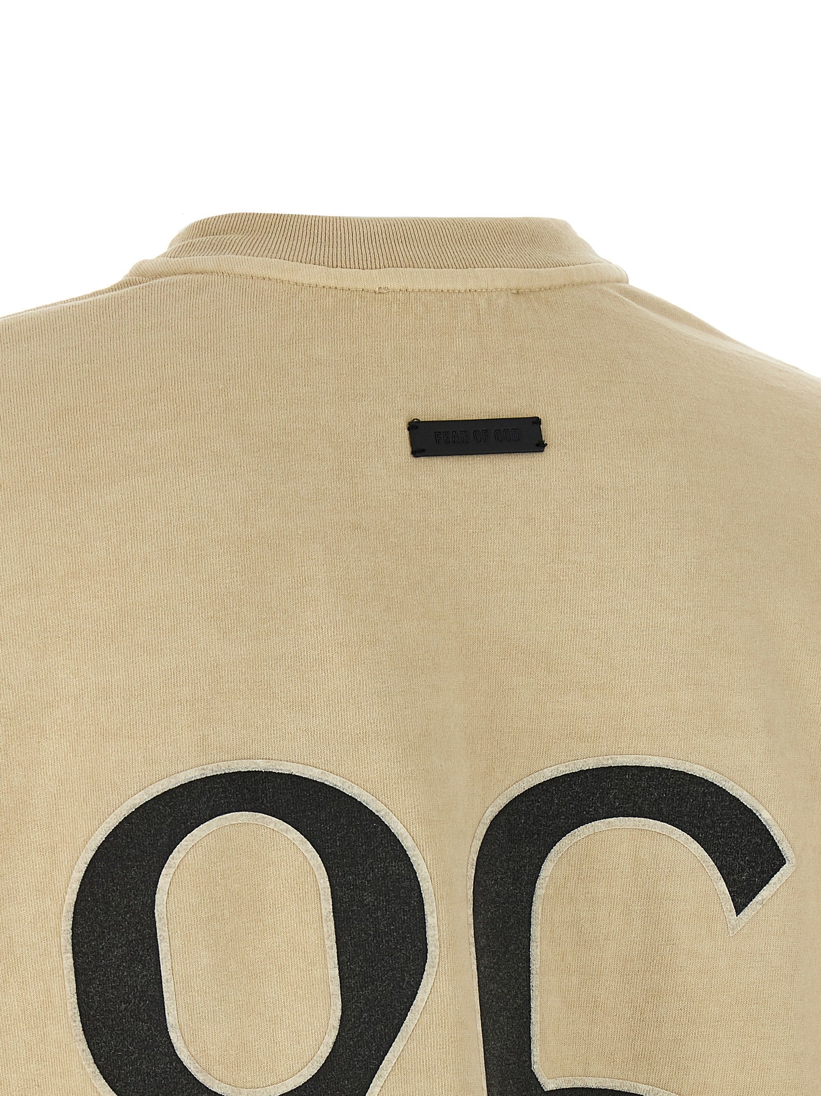 Fear Of God Beige Cotton Men's T-Shirt